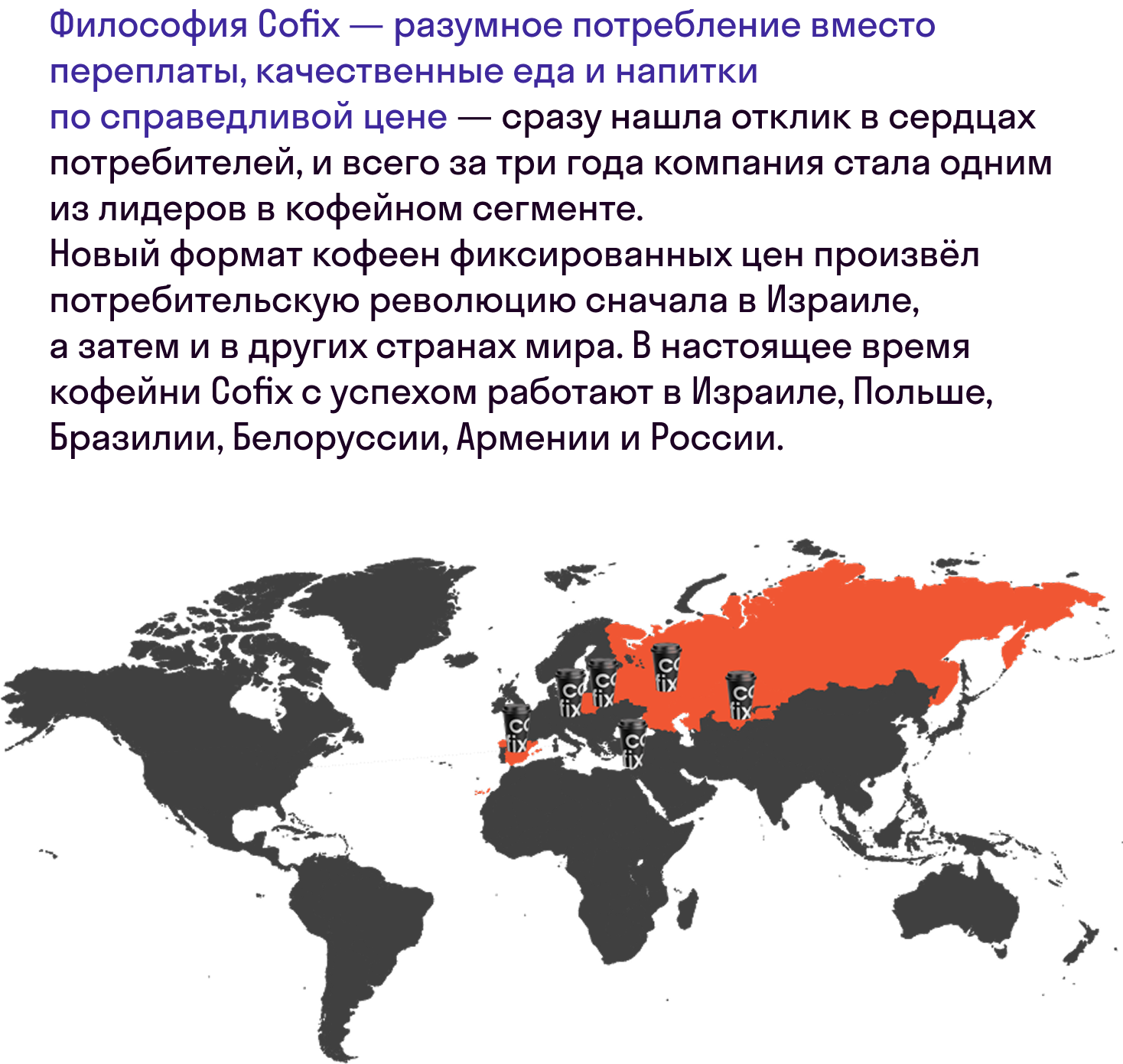 Cofix междунароная сеть кофеен фиксированных цен — Изображение №2 — Интерфейсы на Dprofile