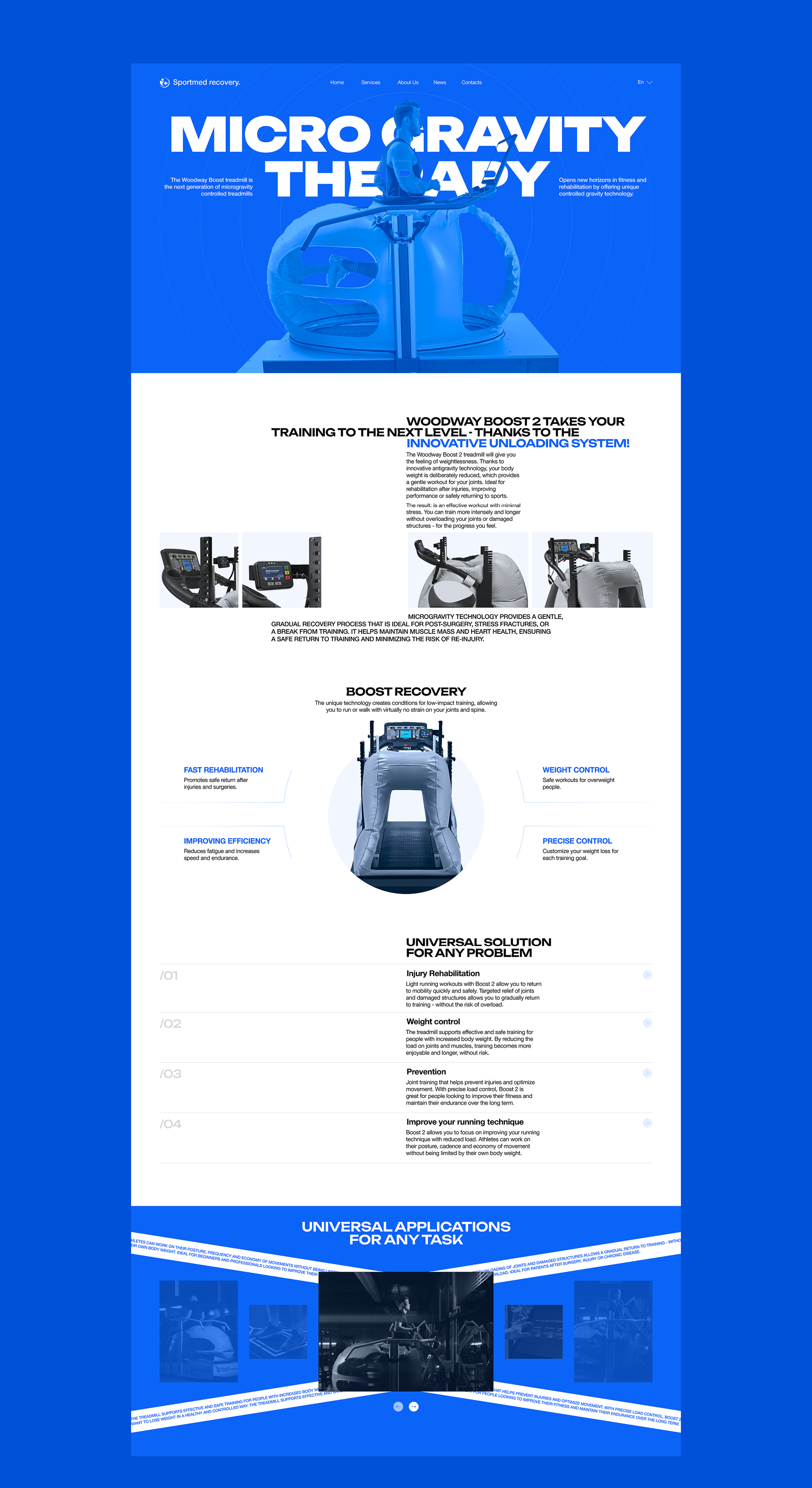 Sportmed recovery - sports rehabilitation center, UX/UI — Изображение №7 — Интерфейсы на Dprofile