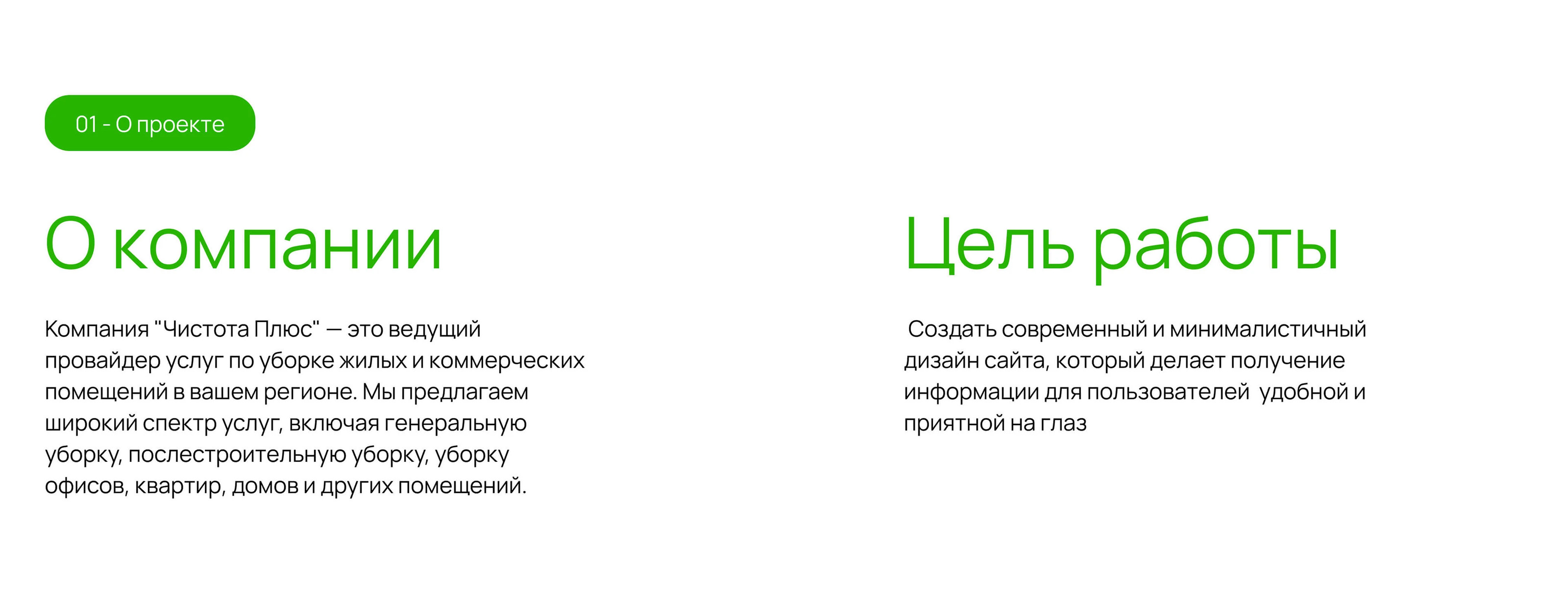 Дизайн сайта для клининговой компании — Изображение №2 — Интерфейсы на Dprofile