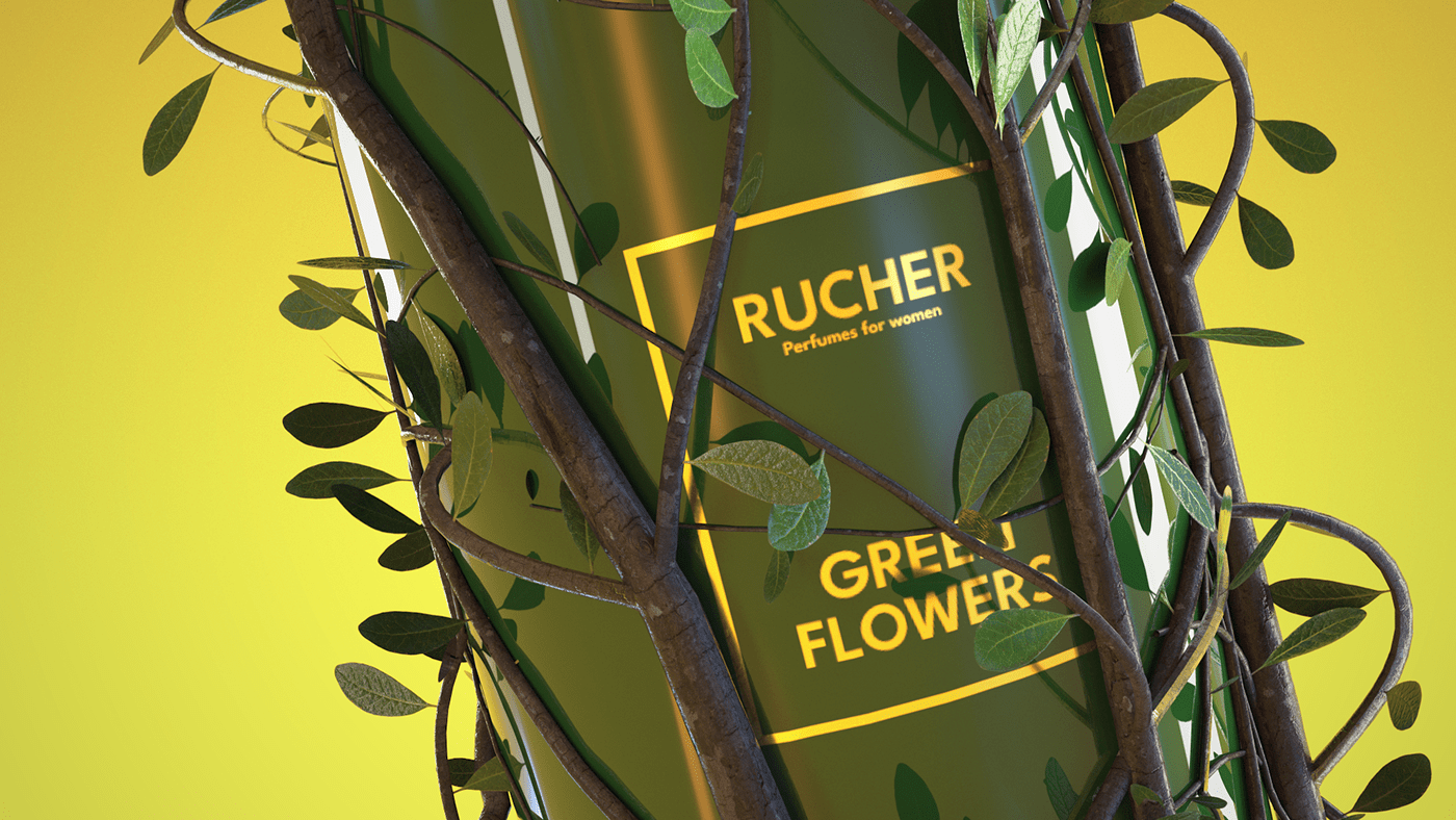 RUCHER | Perfume for women — Изображение №2 — Иллюстрация, Анимация на Dprofile