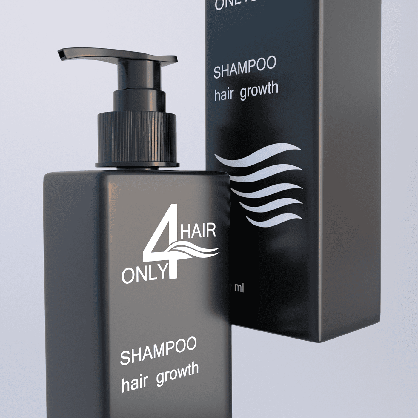 SHAMPOO | ONLY 4 HAIR — Изображение №4 — Иллюстрация, 3D на Dprofile