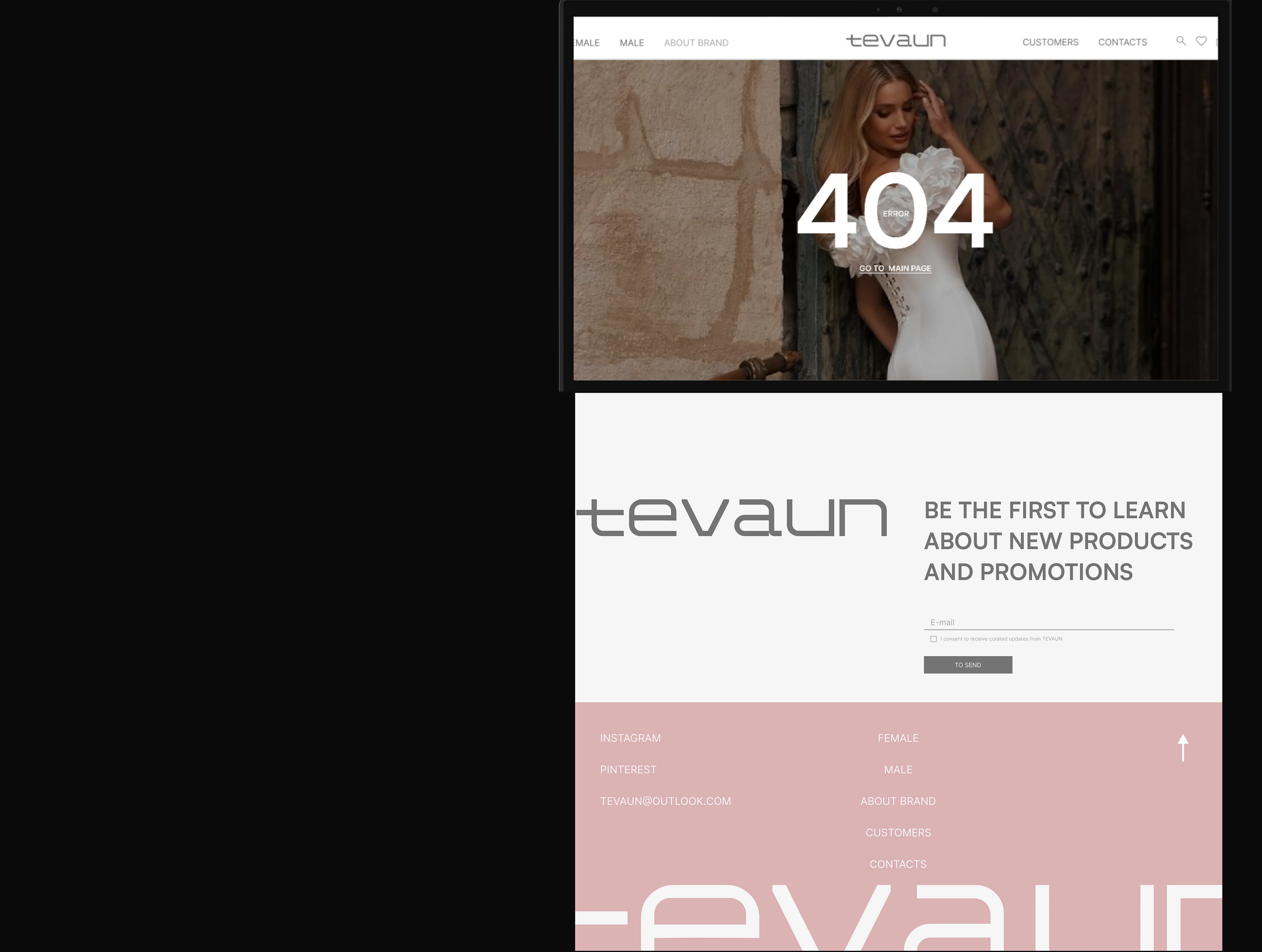Tevaun // Интернет-магазин одежды // Веб-сайт — Изображение №21 — Интерфейсы на Dprofile