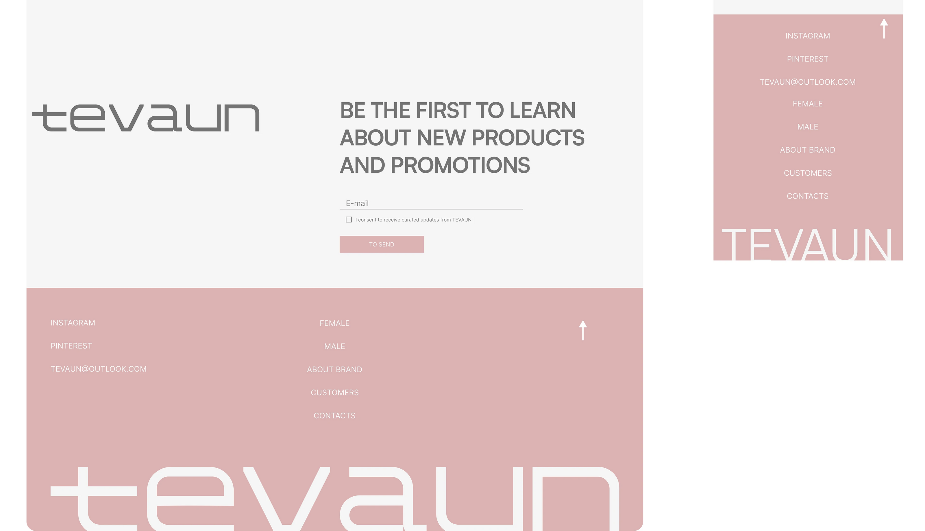 Tevaun // Интернет-магазин одежды // Веб-сайт — Изображение №11 — Интерфейсы на Dprofile