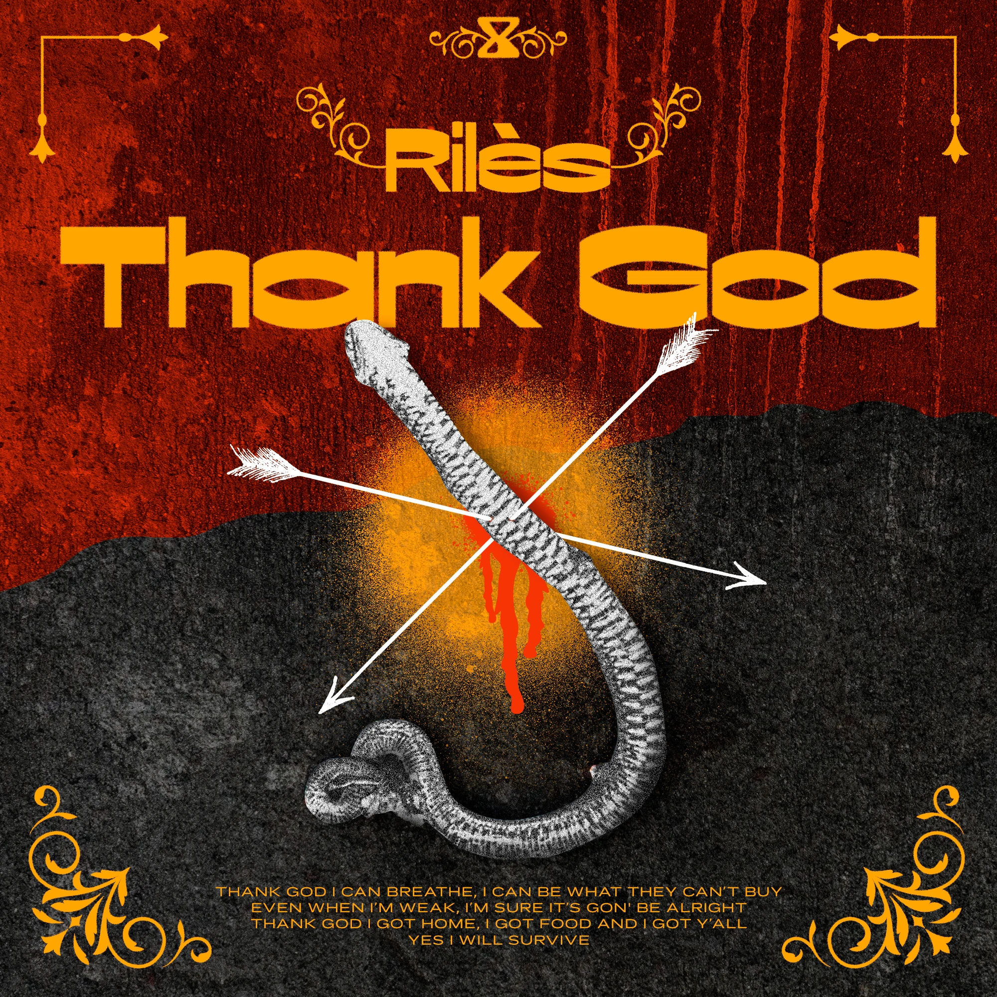 Дизайн обложки сингла Rilès – Thank God — Изображение №1 — Брендинг, Графика на Dprofile