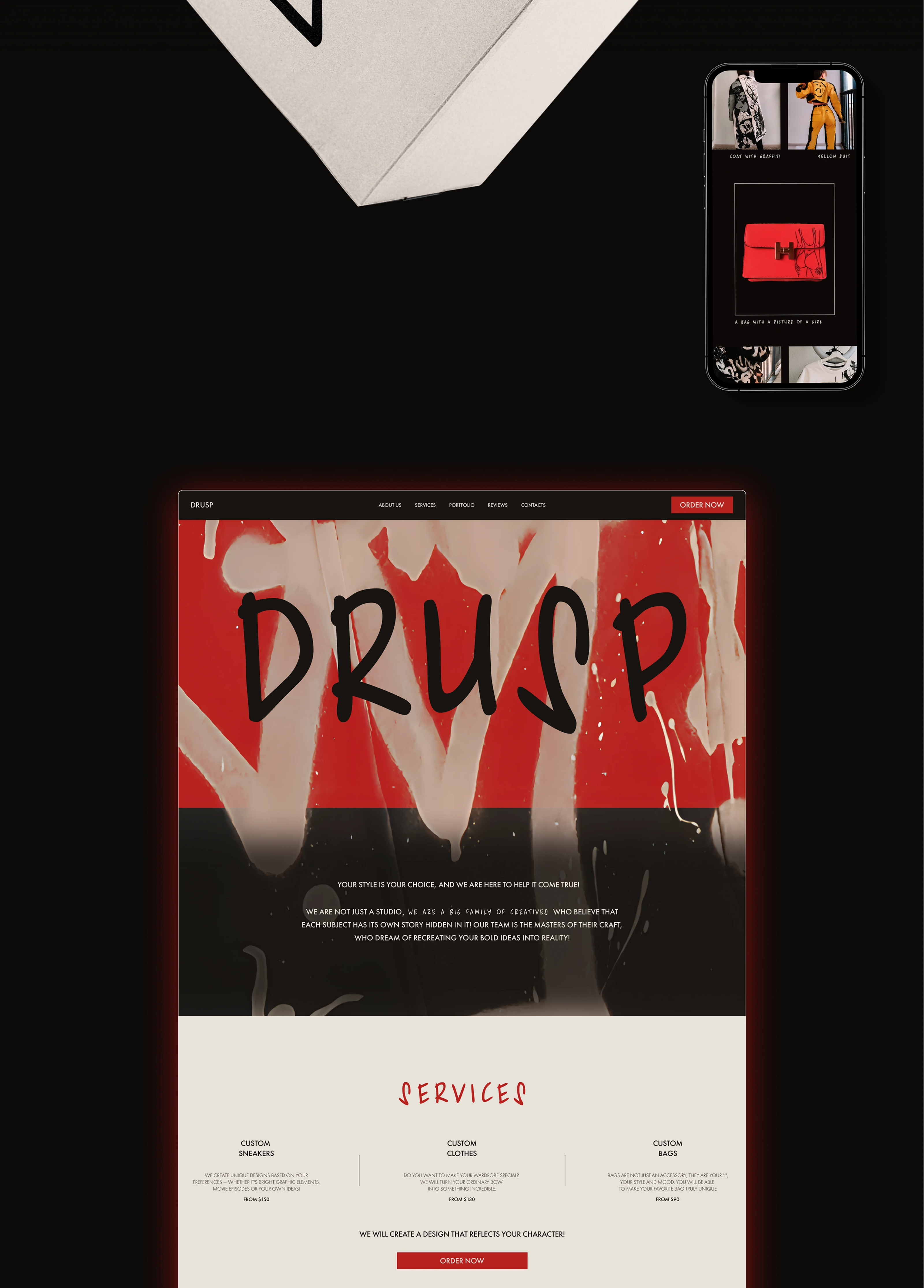 LANDING PAGE | DRUSP — Изображение №6 — Интерфейсы на Dprofile