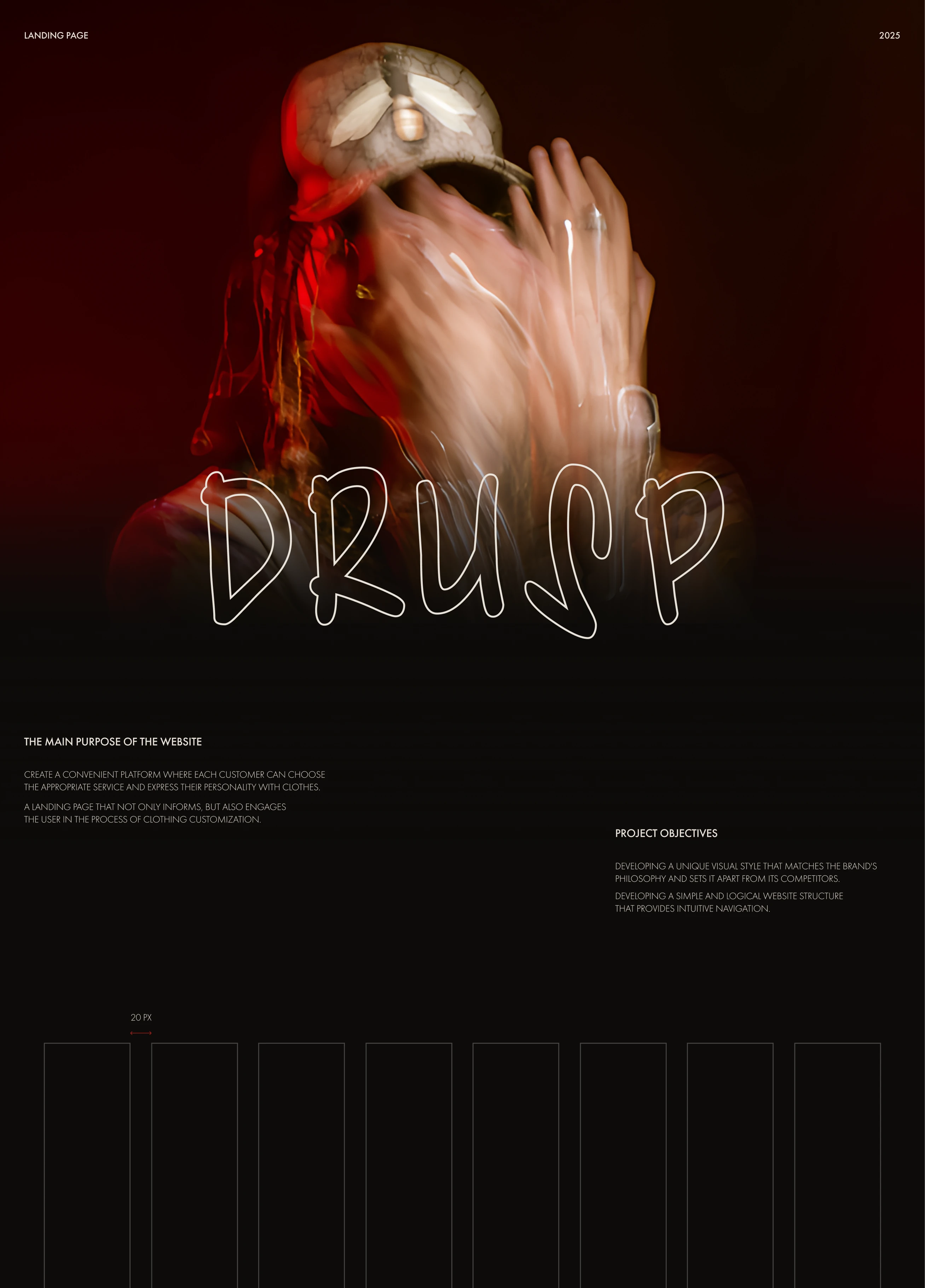 LANDING PAGE | DRUSP — Изображение №1 — Интерфейсы на Dprofile