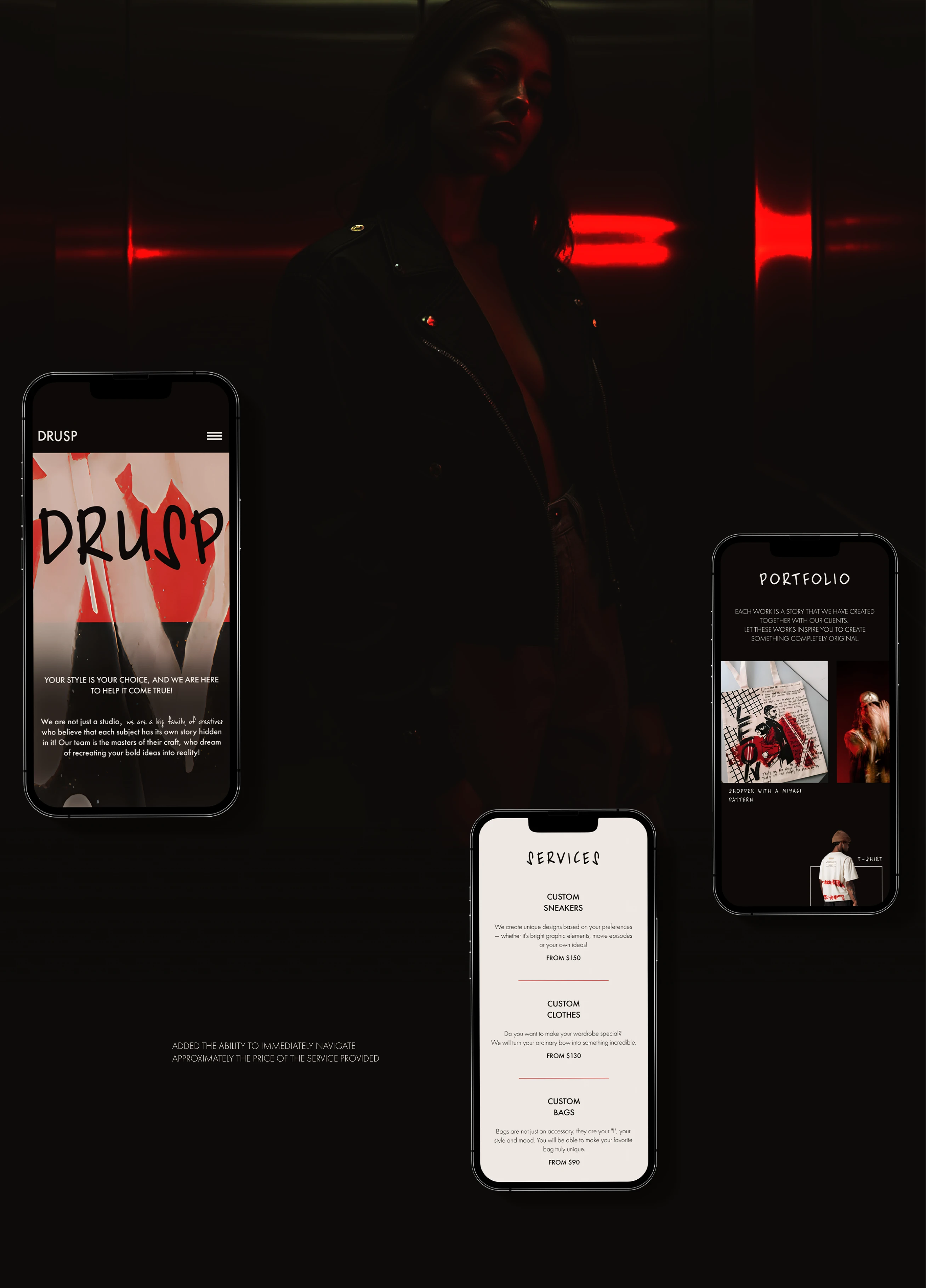 LANDING PAGE | DRUSP — Изображение №3 — Интерфейсы на Dprofile