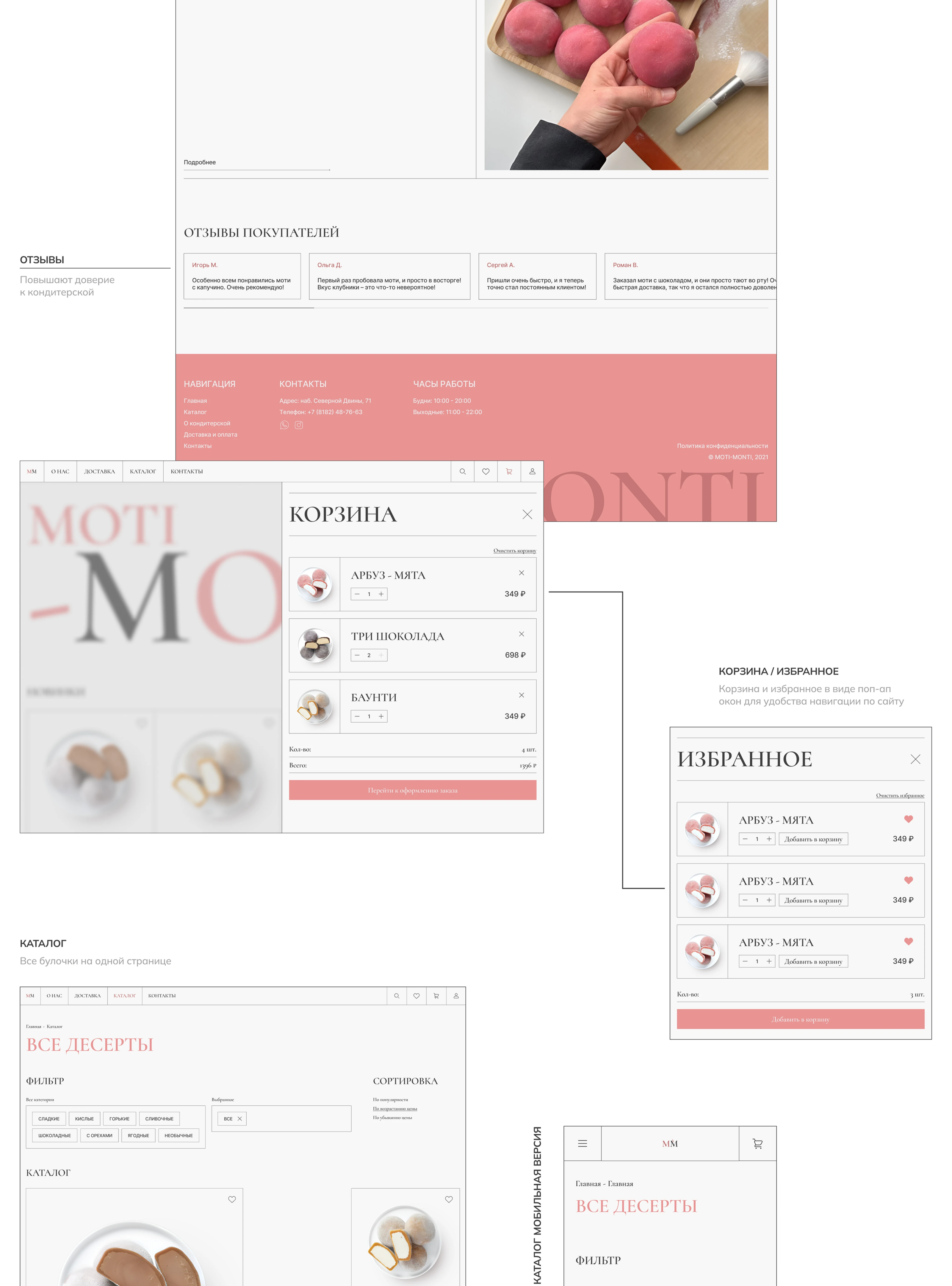 E-COMMERCE | MOTI -MONTI — Изображение №6 — Интерфейсы, Брендинг на Dprofile
