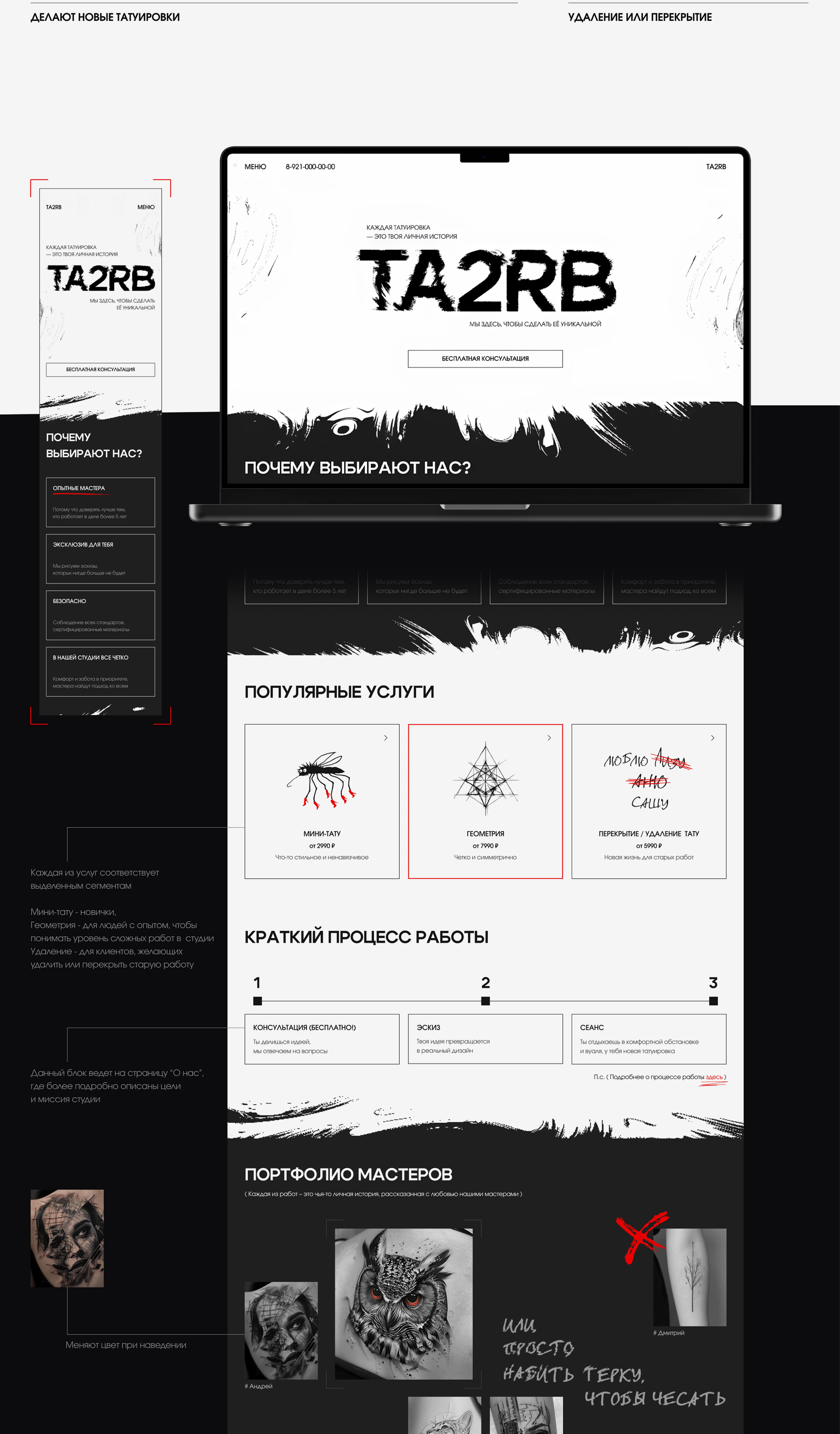 CORPORATE WEBSITE | TA2RB — Изображение №2 — Интерфейсы, Брендинг на Dprofile