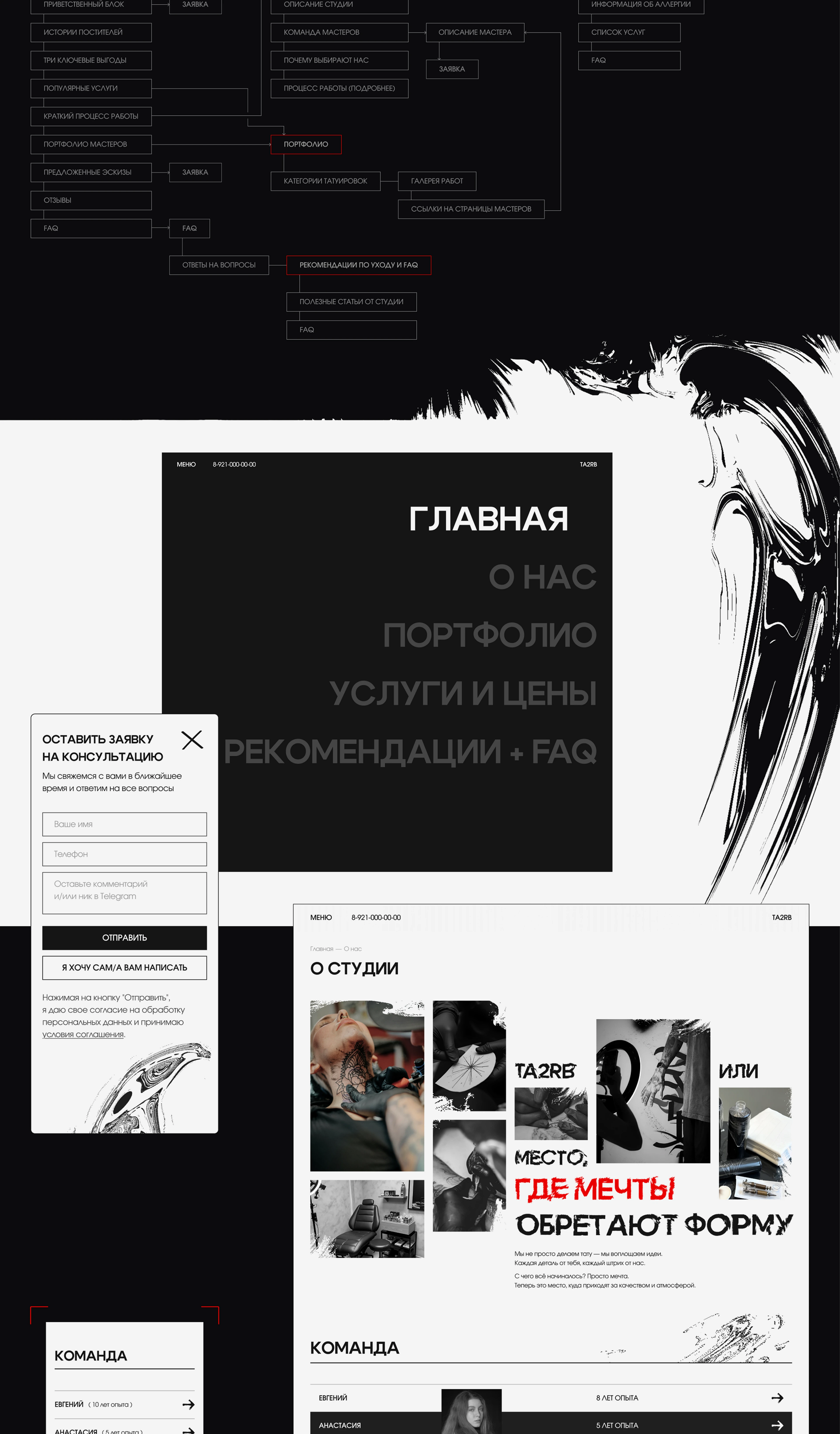 CORPORATE WEBSITE | TA2RB — Изображение №6 — Интерфейсы, Брендинг на Dprofile