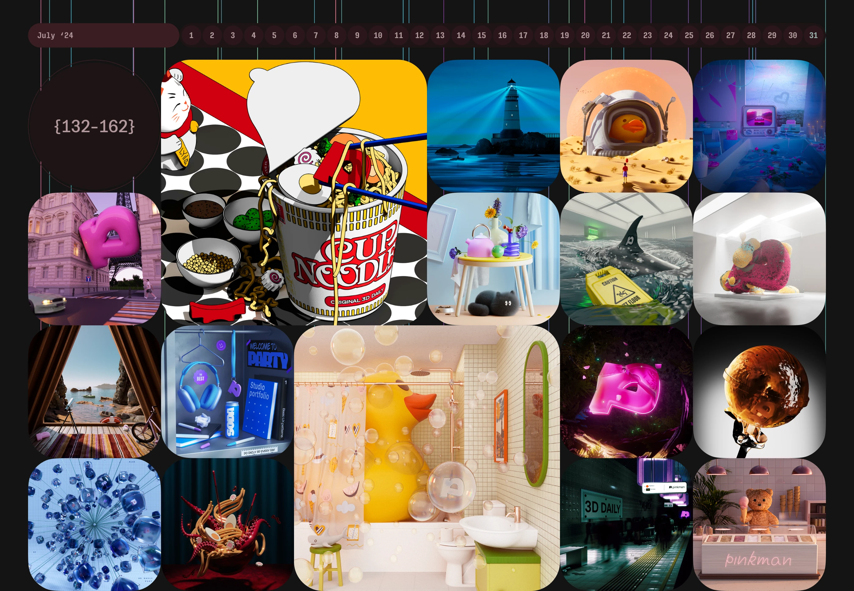 Целый год в 3D — Изображение №13 — Иллюстрация, 3D на Dprofile