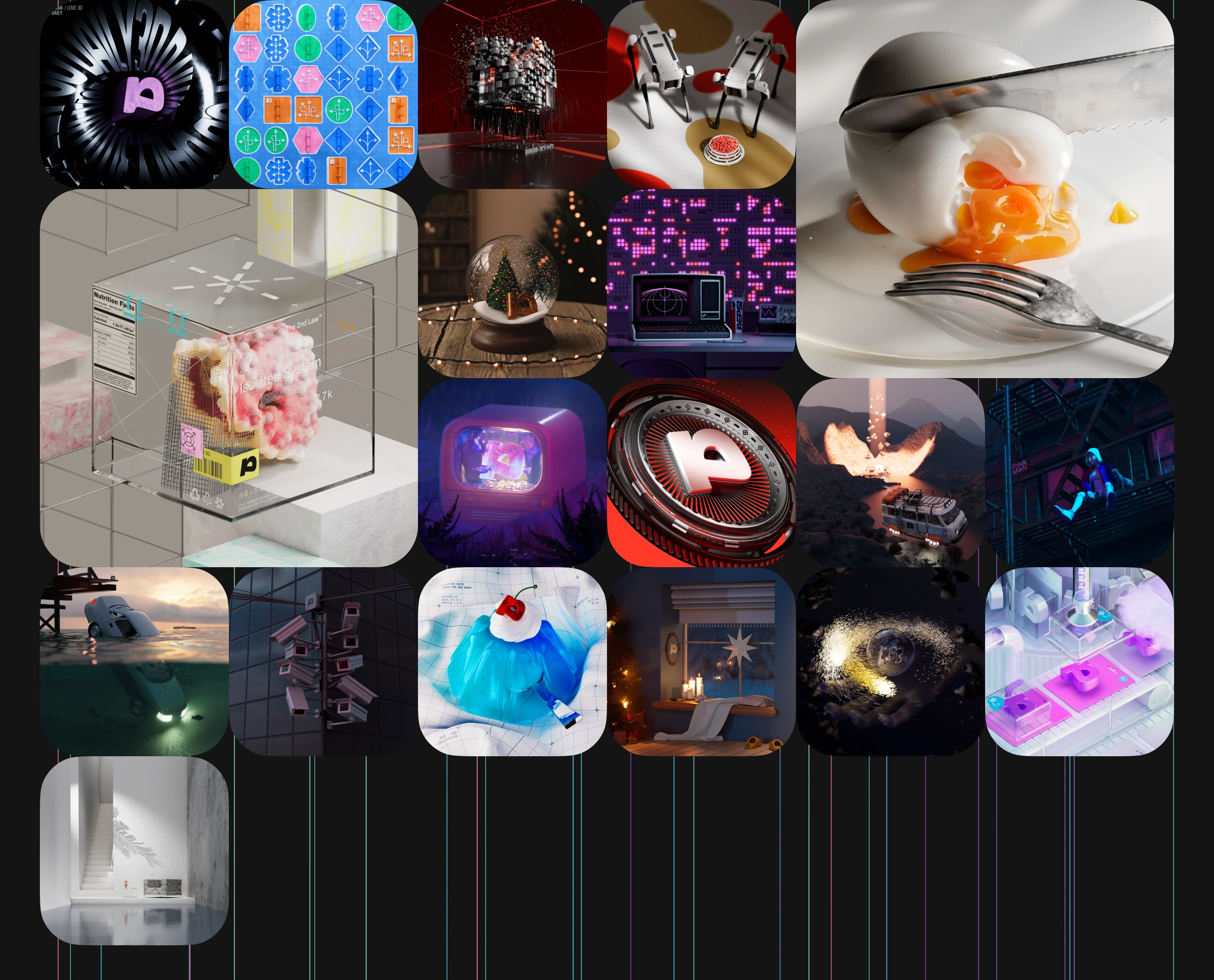 Целый год в 3D — Изображение №22 — Иллюстрация, 3D на Dprofile