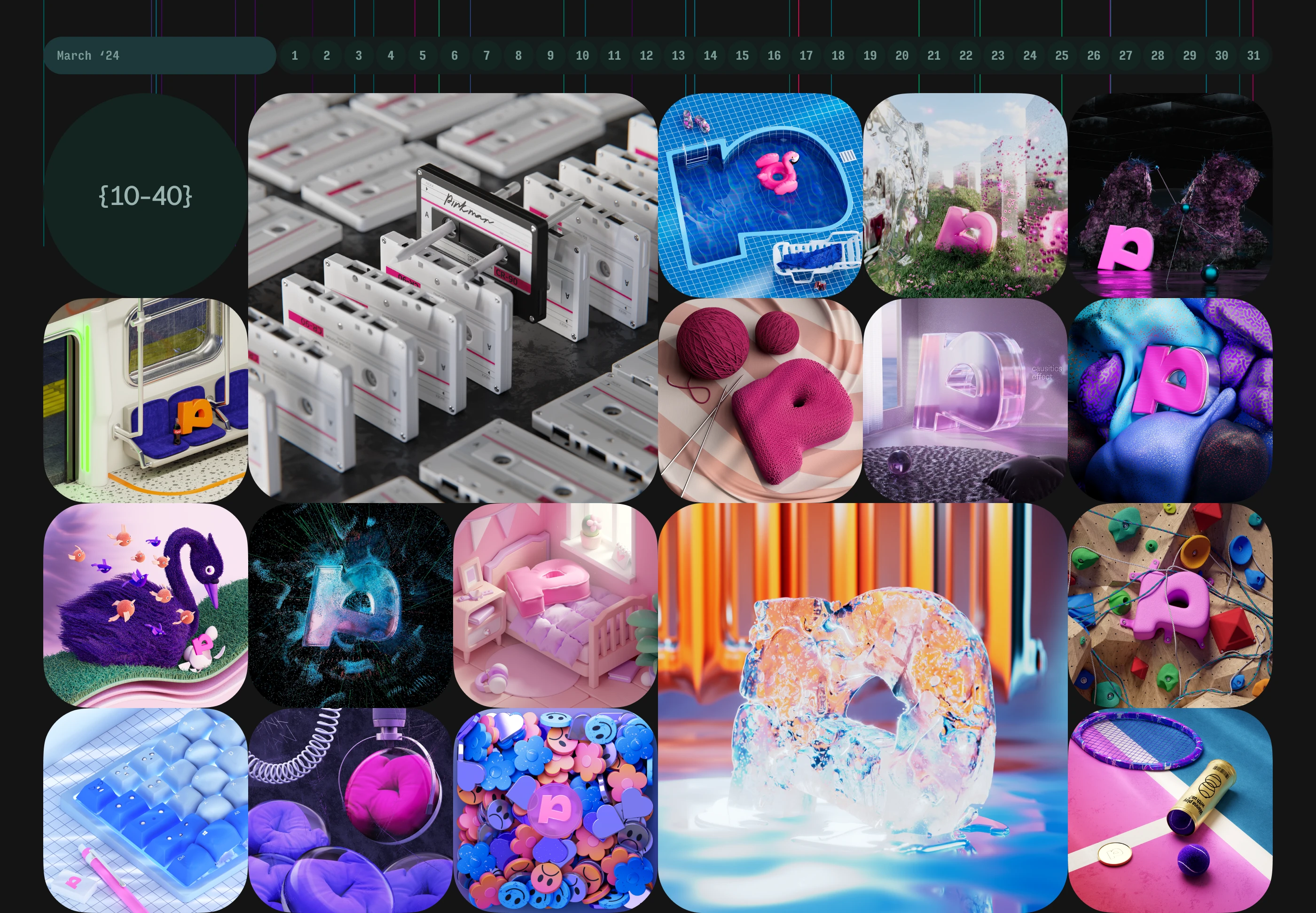 Целый год в 3D — Изображение №5 — Иллюстрация, 3D на Dprofile