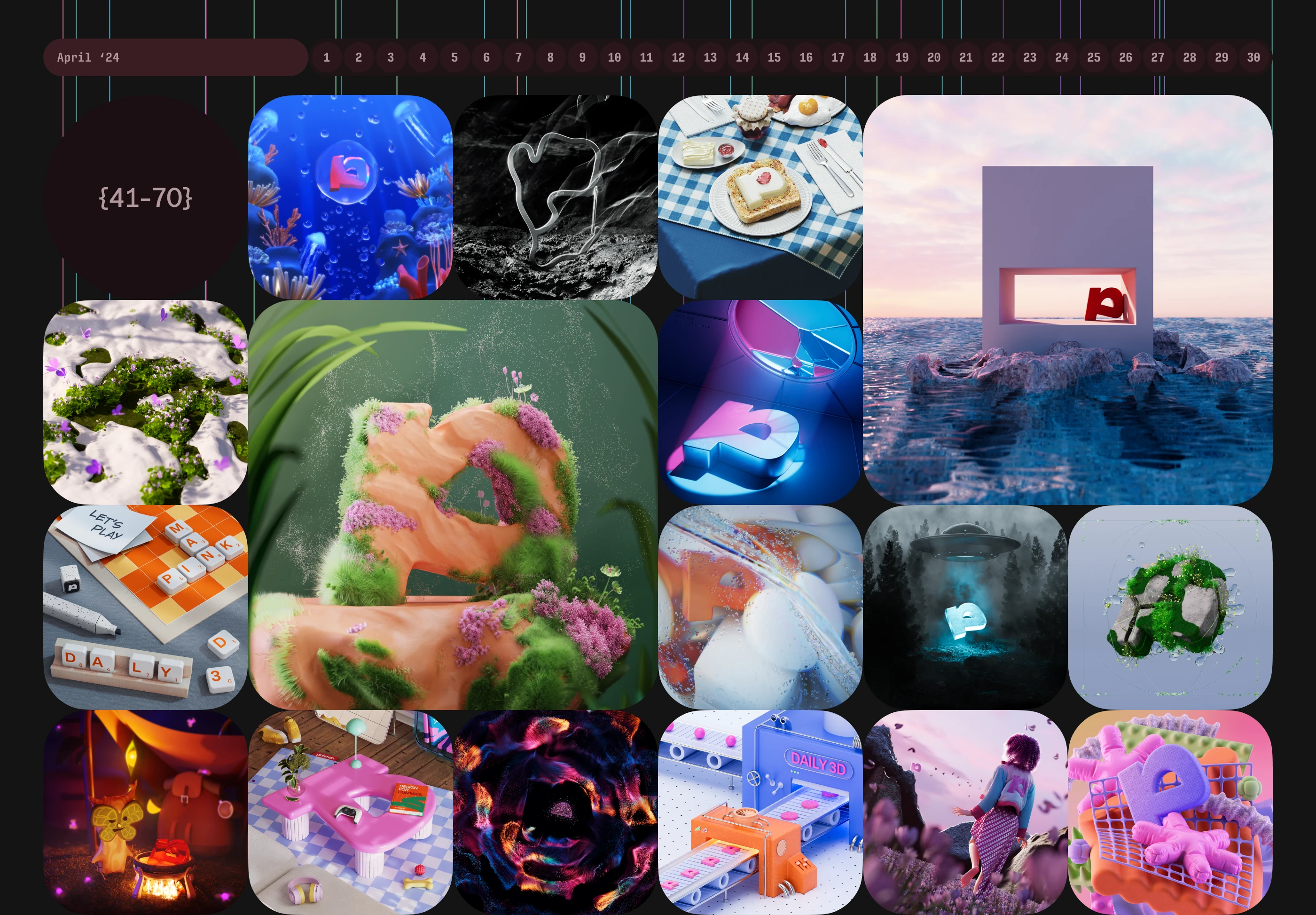 Целый год в 3D — Изображение №7 — Иллюстрация, 3D на Dprofile