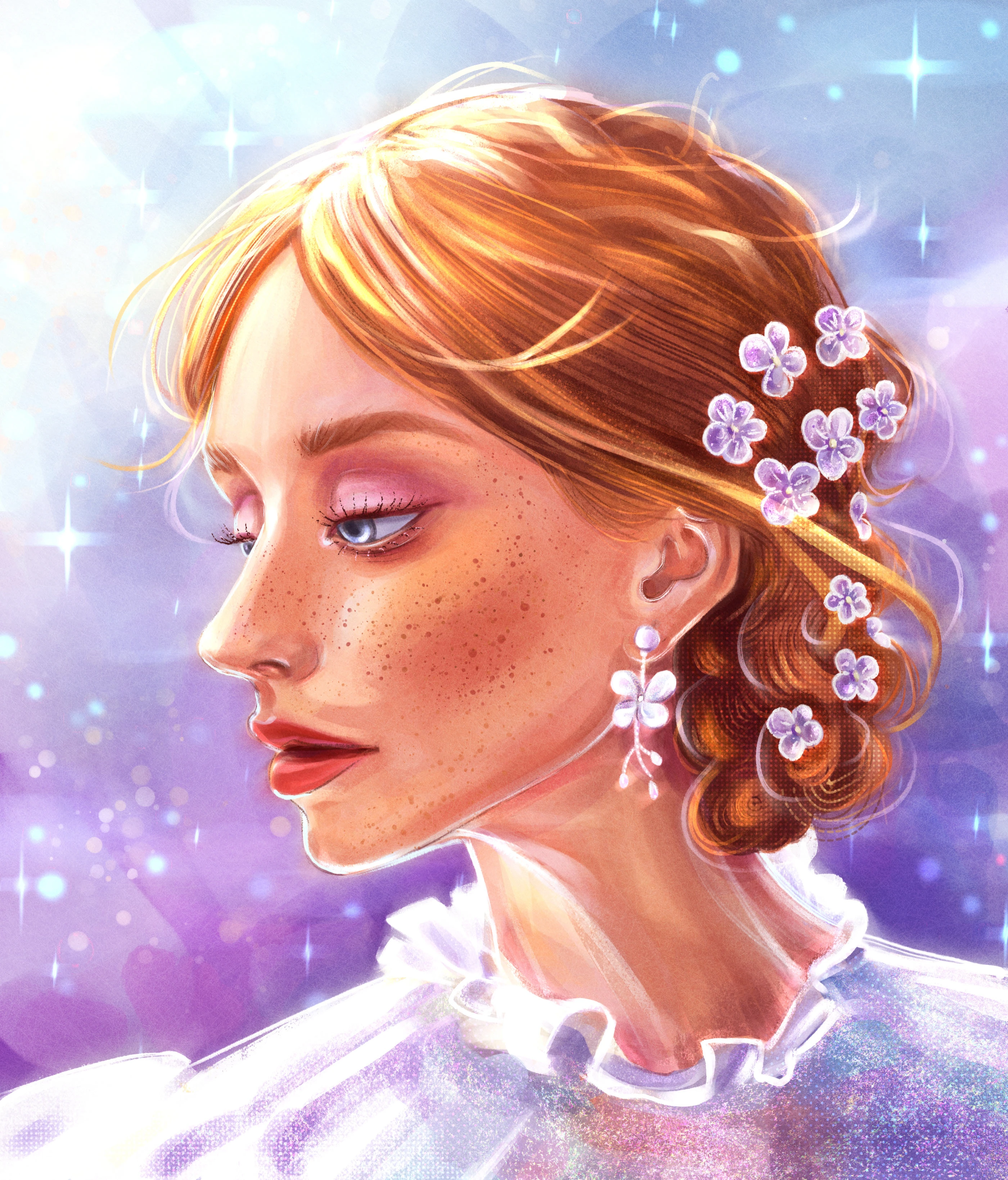 Портрет девушки. — Изображение №1 — Иллюстрация на Dprofile