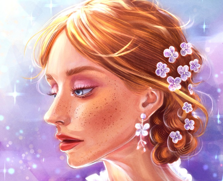 Портрет девушки. — Иллюстрация на Dprofile