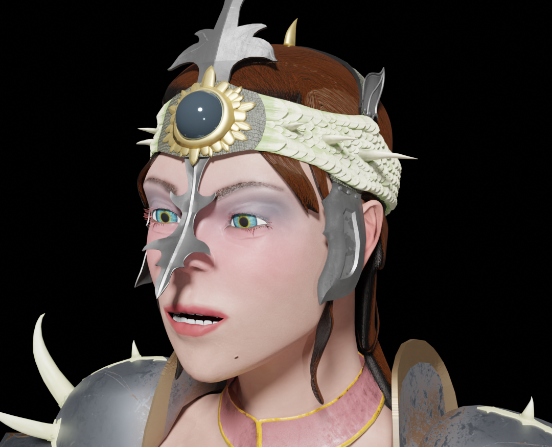 Игровой фентези-персонаж — Иллюстрация, 3D на Dprofile