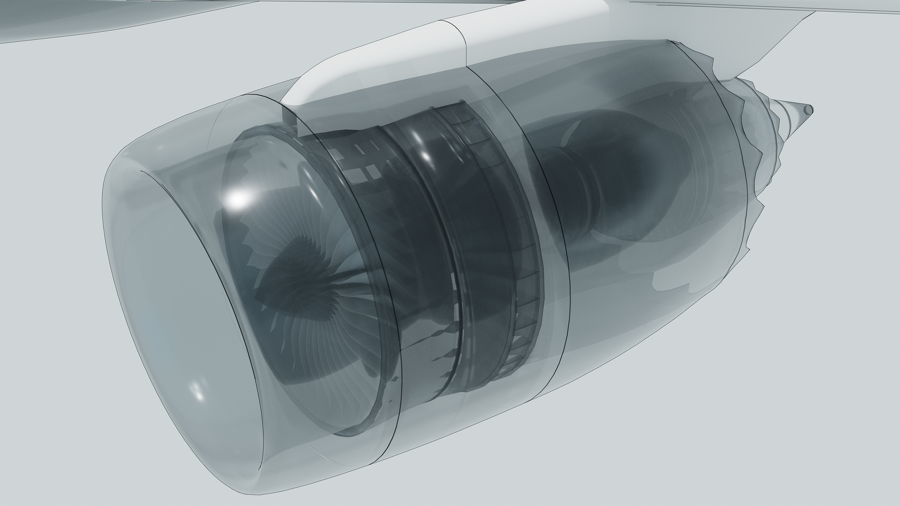 Модель самолета МС-21 — Изображение №3 — Иллюстрация, 3D на Dprofile