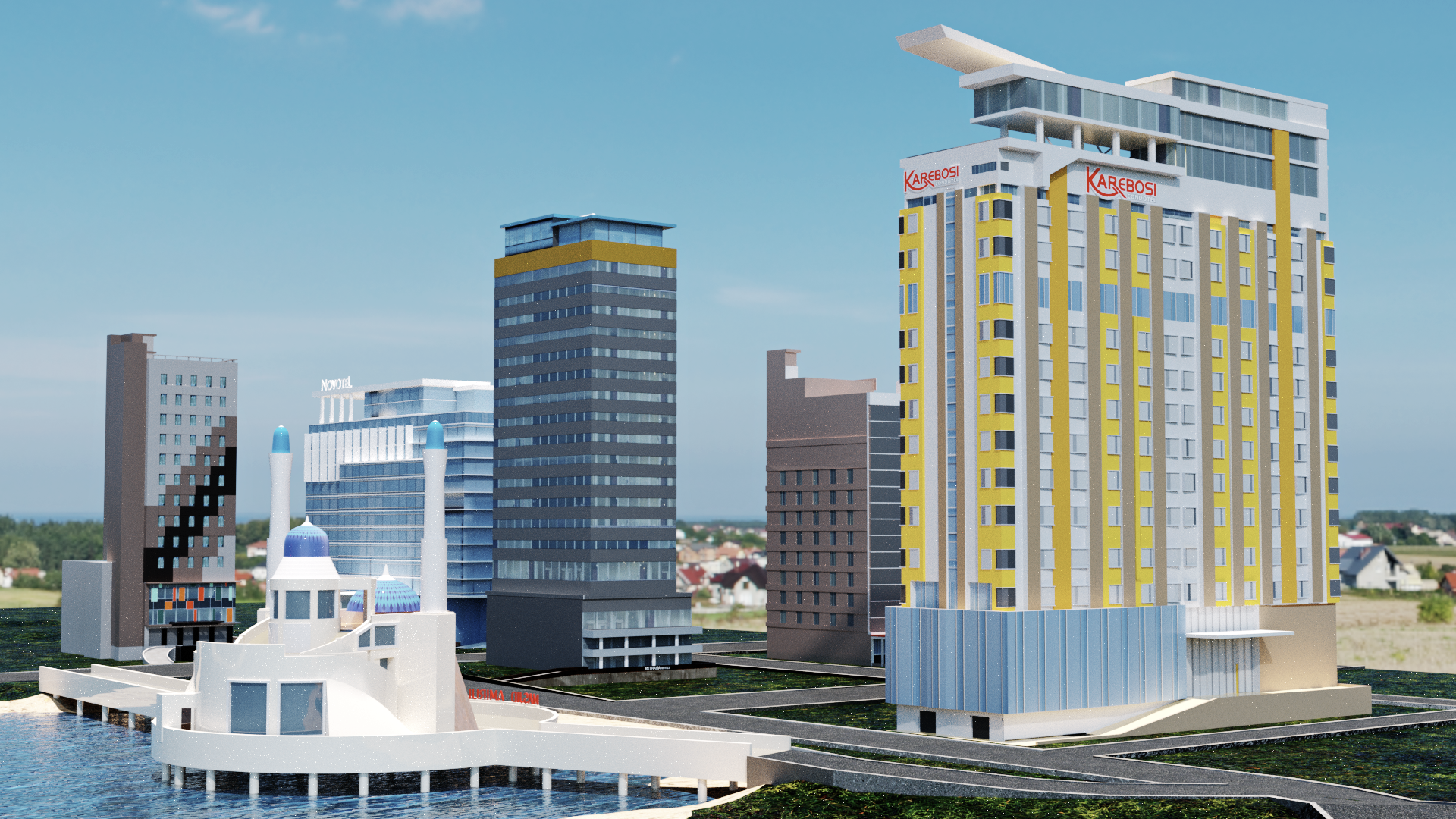 Моделирование зданий — Изображение №2 — Иллюстрация, 3D на Dprofile