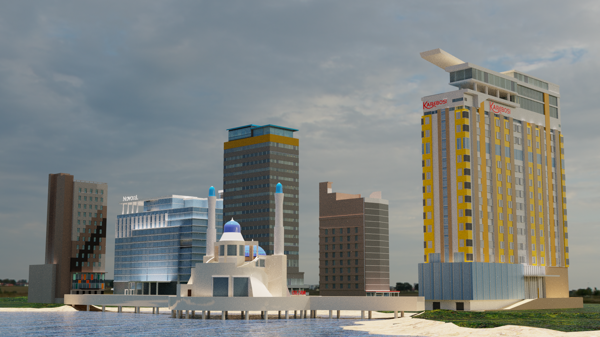 Моделирование зданий — Изображение №1 — Иллюстрация, 3D на Dprofile