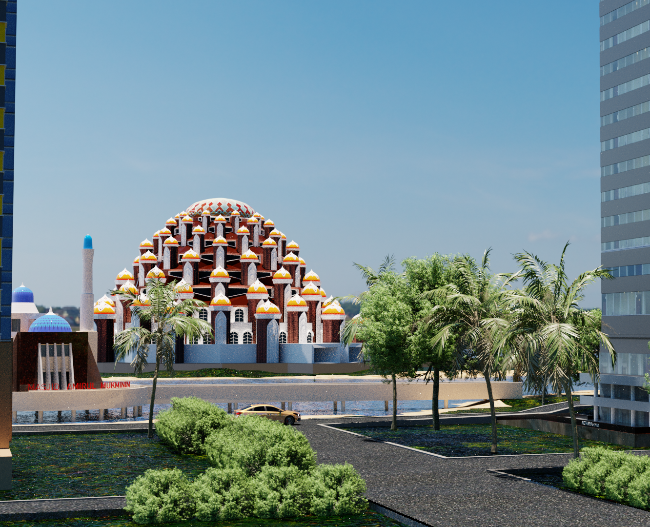 Моделирование зданий — Иллюстрация, 3D на Dprofile