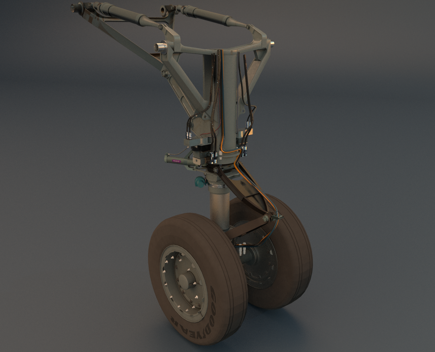 Шасси МС-21 — Иллюстрация, 3D на Dprofile