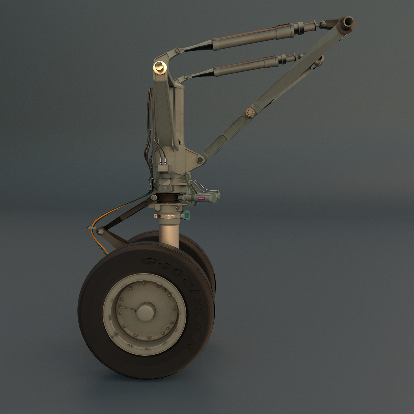 Шасси МС-21 — Изображение №1 — Иллюстрация, 3D на Dprofile