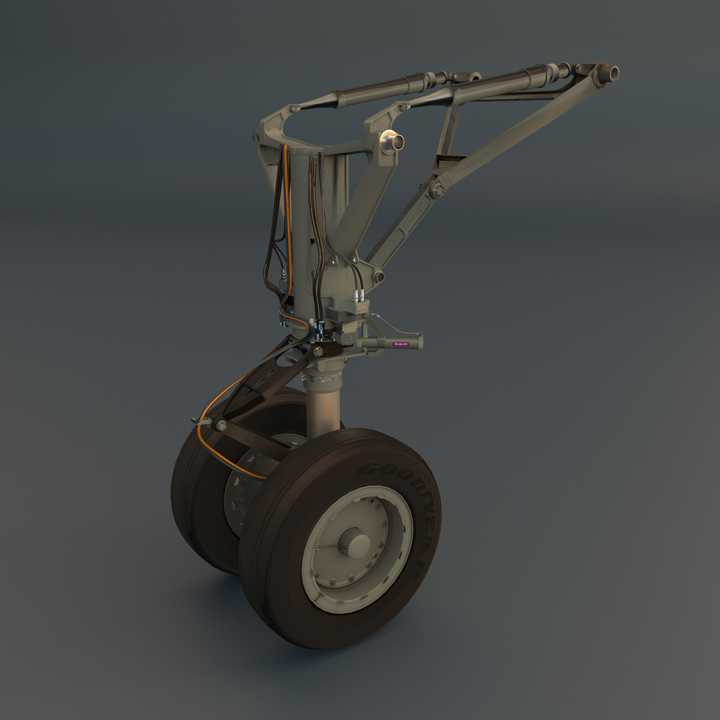 Шасси МС-21 — Изображение №2 — Иллюстрация, 3D на Dprofile