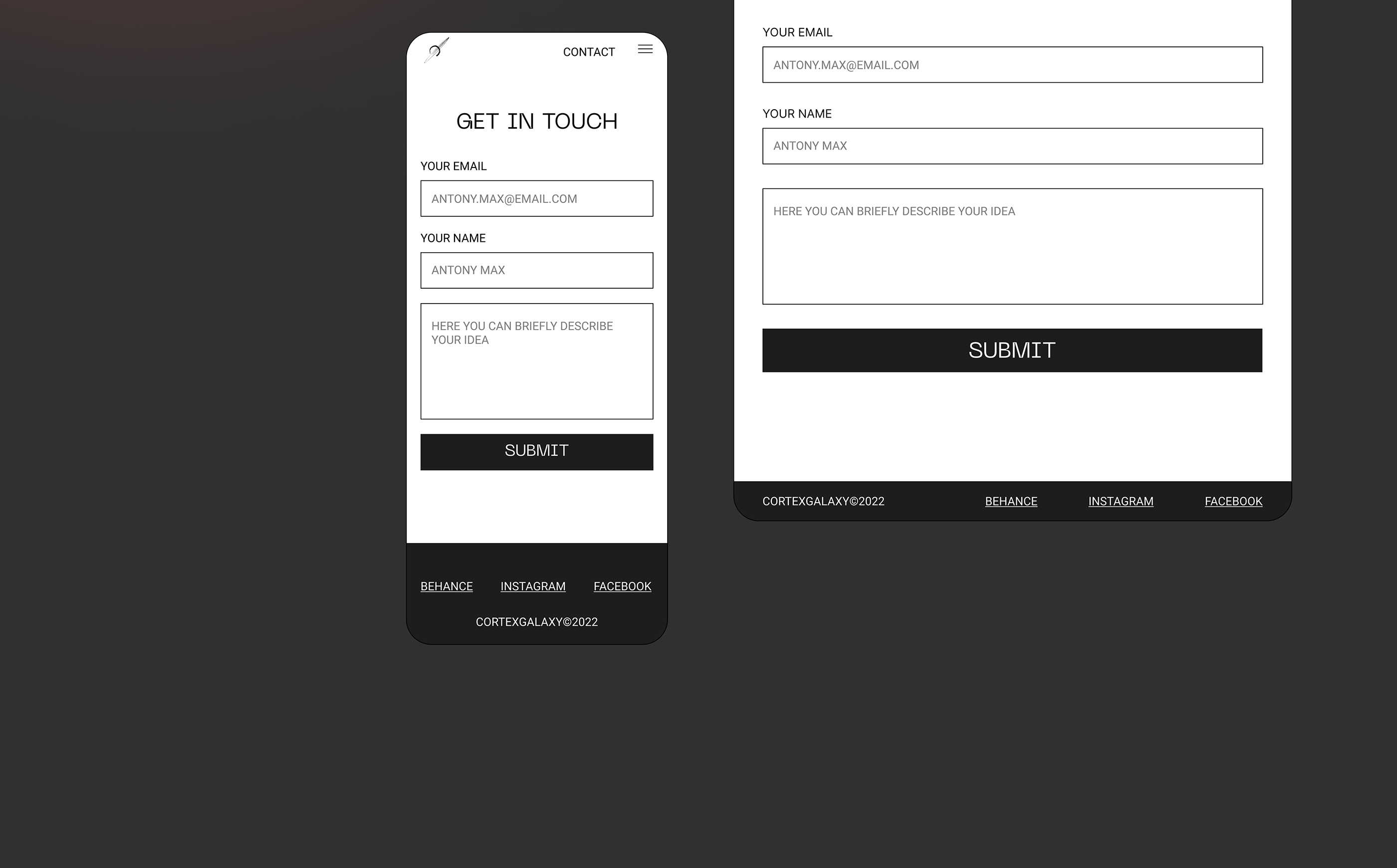Promo site for Cortex Galaxy — Изображение №22 — Интерфейсы, Анимация на Dprofile