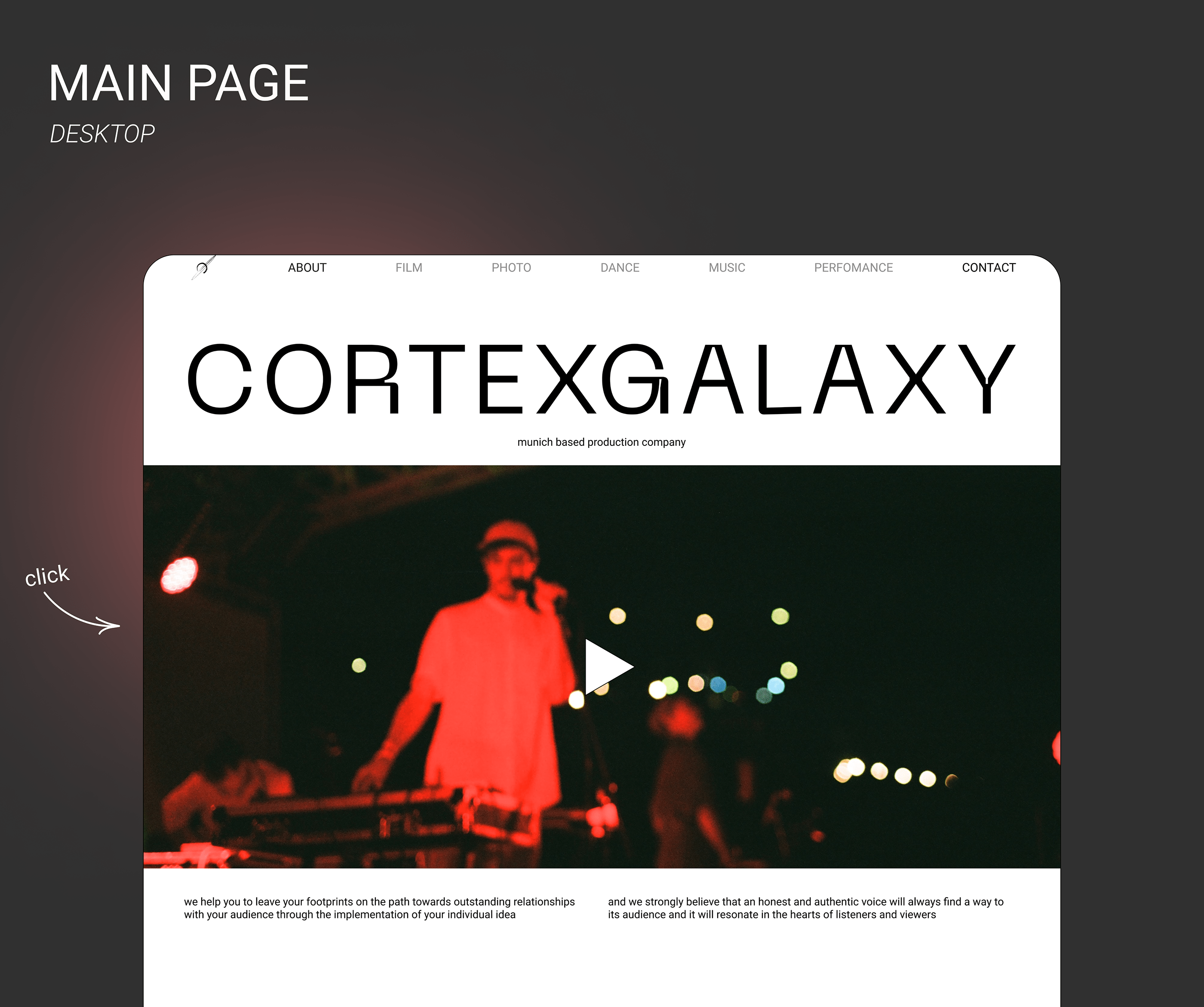 Promo site for Cortex Galaxy — Изображение №4 — Интерфейсы, Анимация на Dprofile