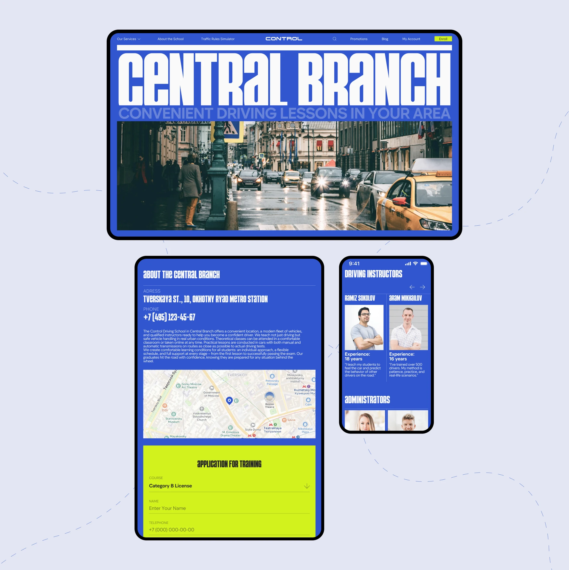 Website concept | Driving school | Вебсайт автошколы — Изображение №10 — Интерфейсы на Dprofile