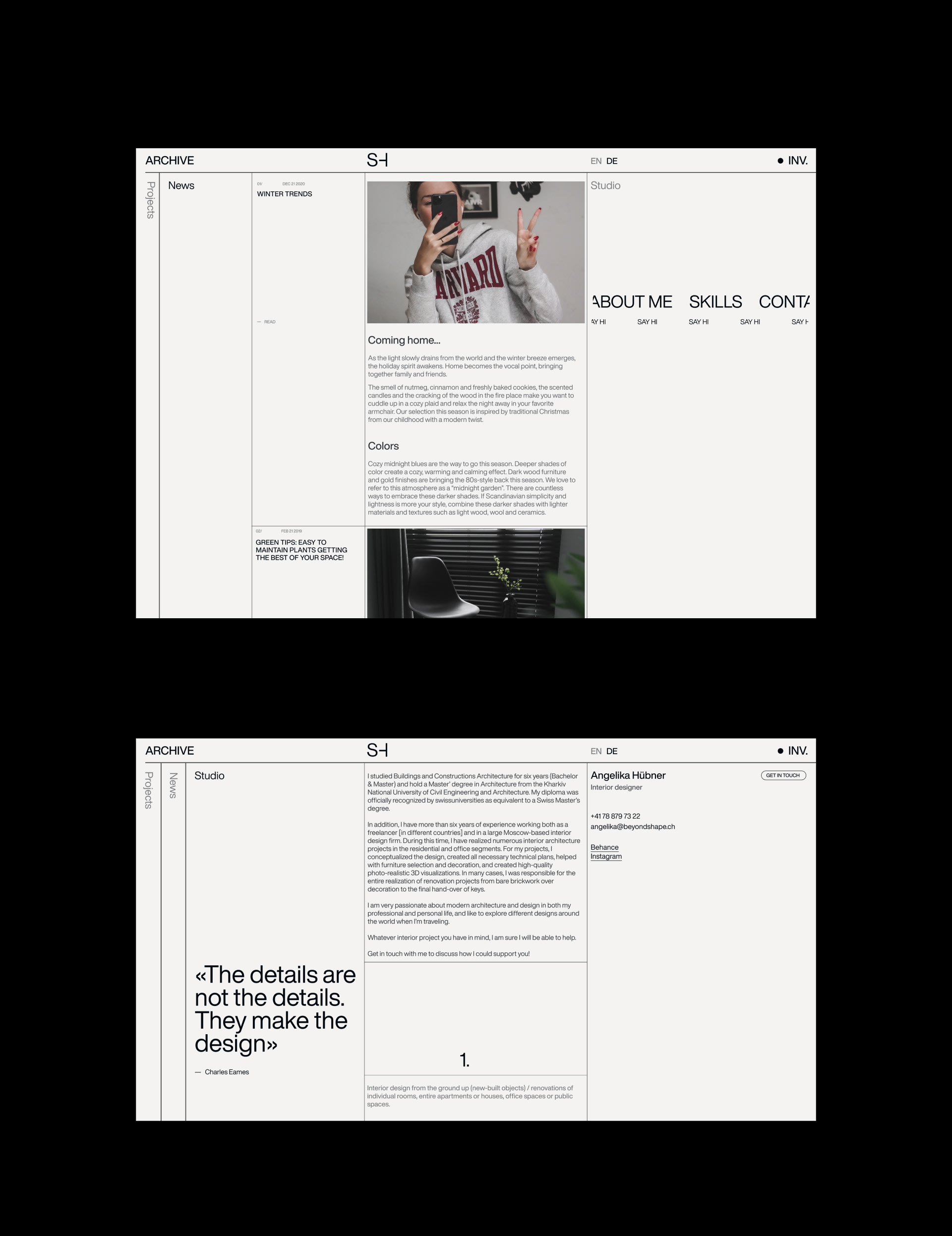 Be.Shape Interior. Identity&Web. — Изображение №19 — Интерфейсы, Брендинг на Dprofile