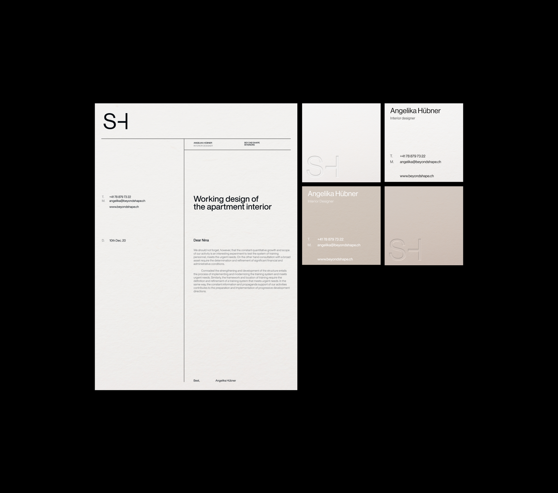 Be.Shape Interior. Identity&Web. — Изображение №4 — Интерфейсы, Брендинг на Dprofile