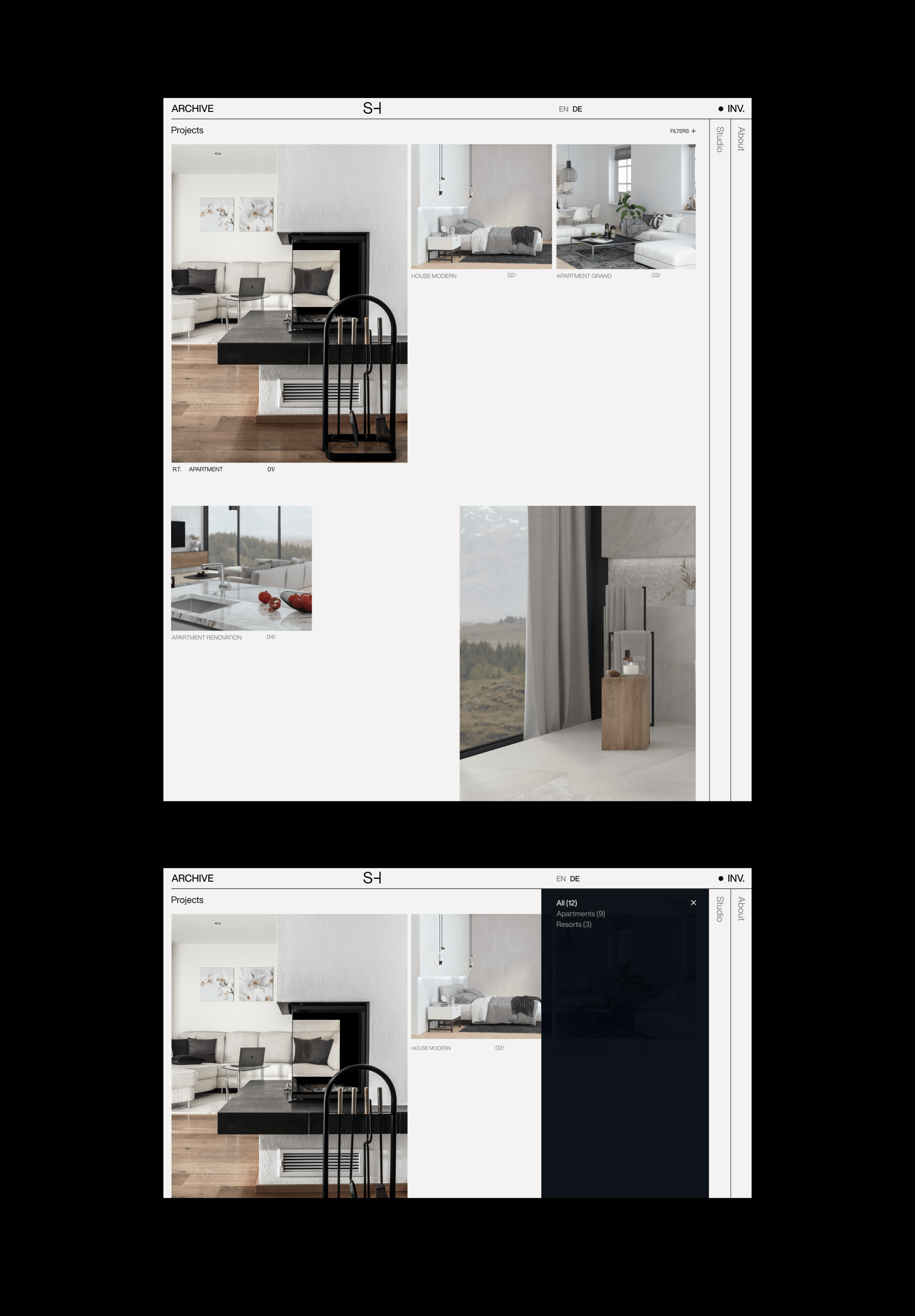Be.Shape Interior. Identity&Web. — Изображение №16 — Интерфейсы, Брендинг на Dprofile