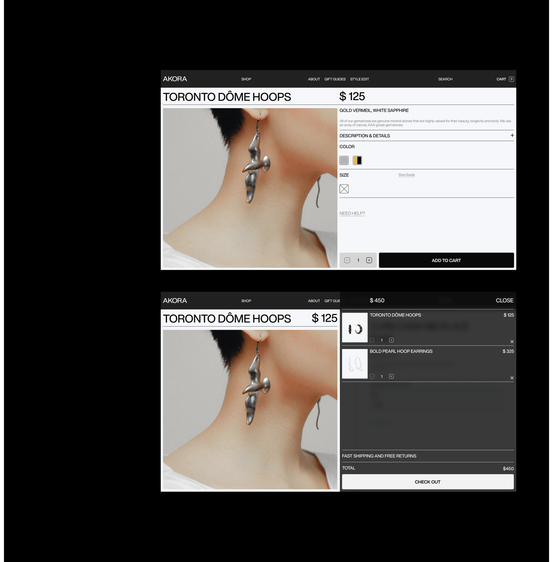 AKORA is a creative jewelry brand — Изображение №14 — Интерфейсы, Брендинг на Dprofile