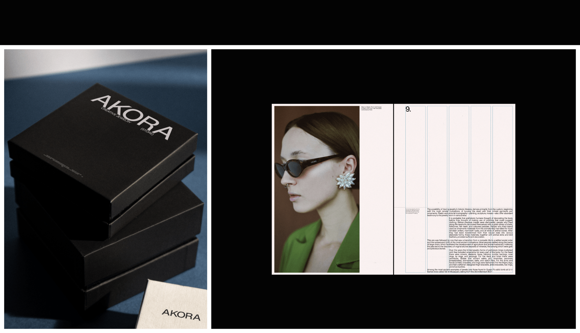 AKORA is a creative jewelry brand — Изображение №6 — Интерфейсы, Брендинг на Dprofile