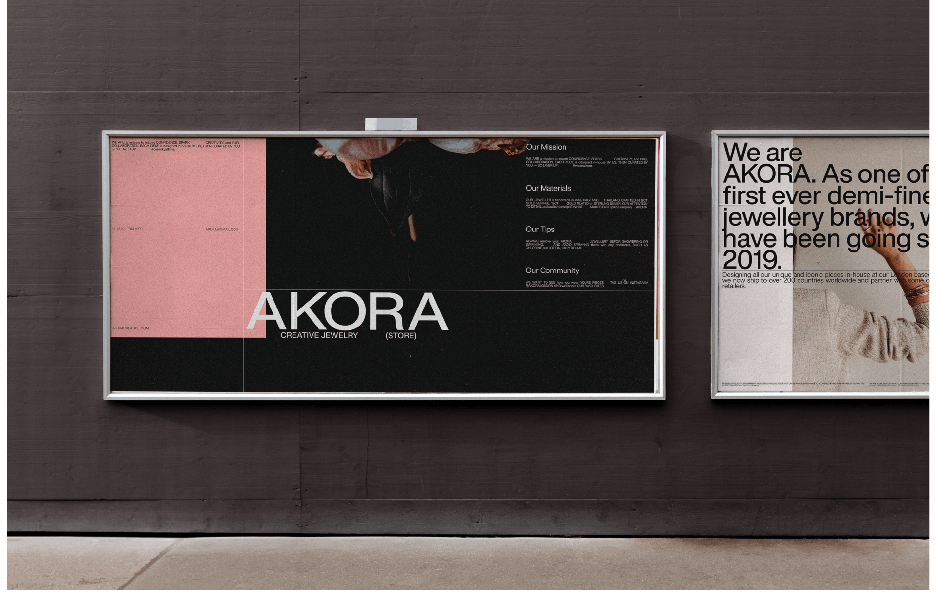 AKORA is a creative jewelry brand — Изображение №7 — Интерфейсы, Брендинг на Dprofile