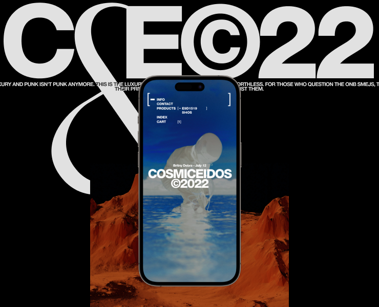 CosmicEidos — Интерфейсы, Брендинг на Dprofile
