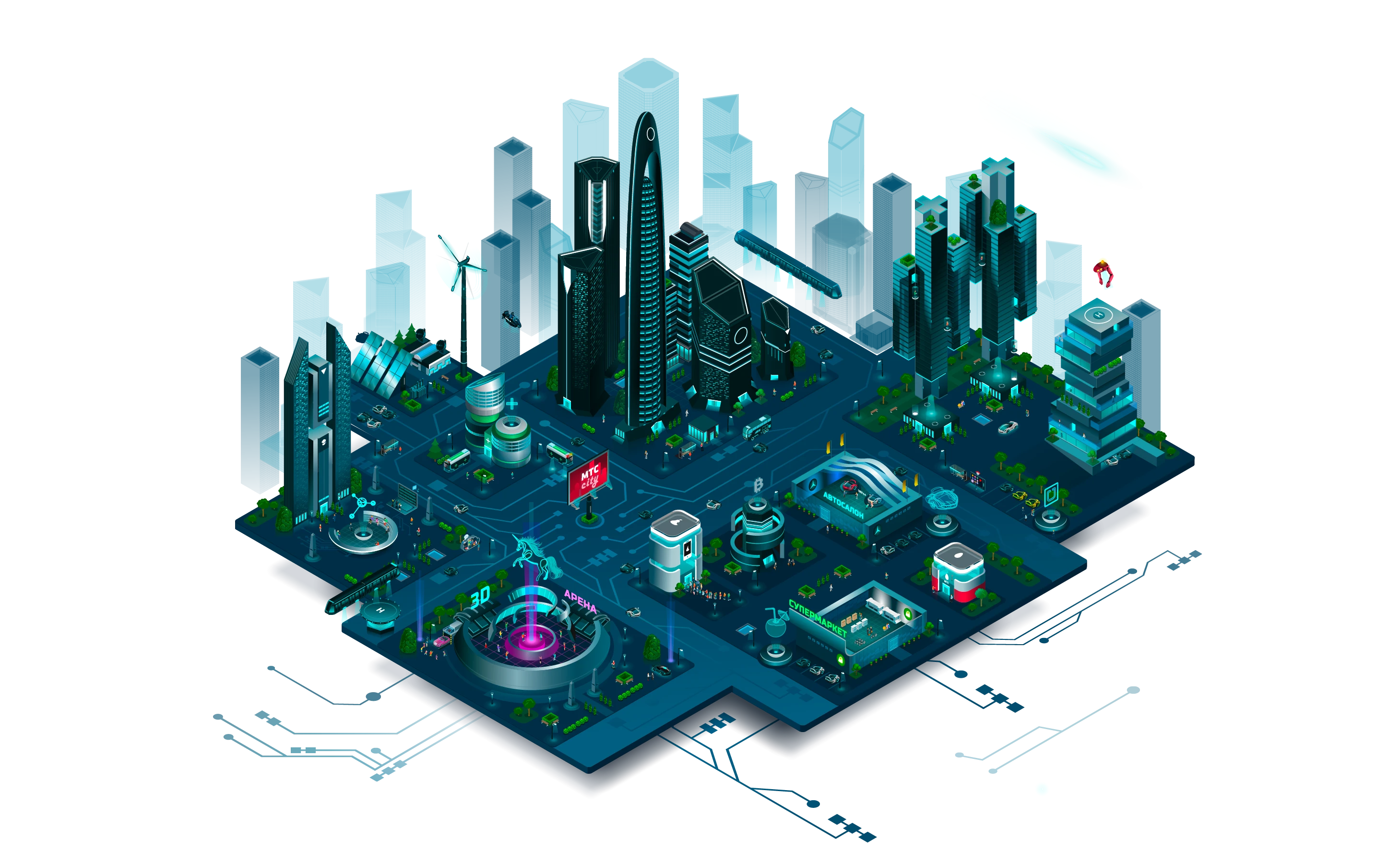 Карта инноваций МТС — Изображение №7 — Интерфейсы, Иллюстрация на Dprofile