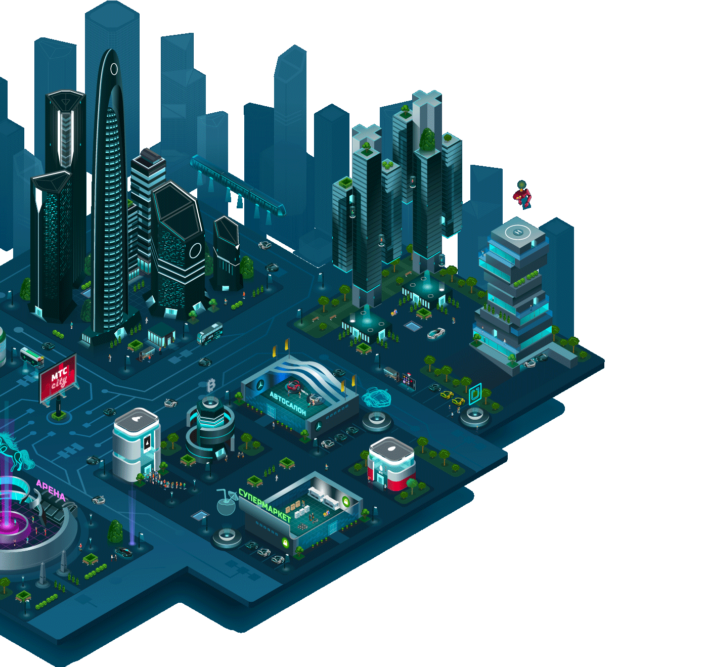 Карта инноваций МТС — Изображение №3 — Интерфейсы, Иллюстрация на Dprofile