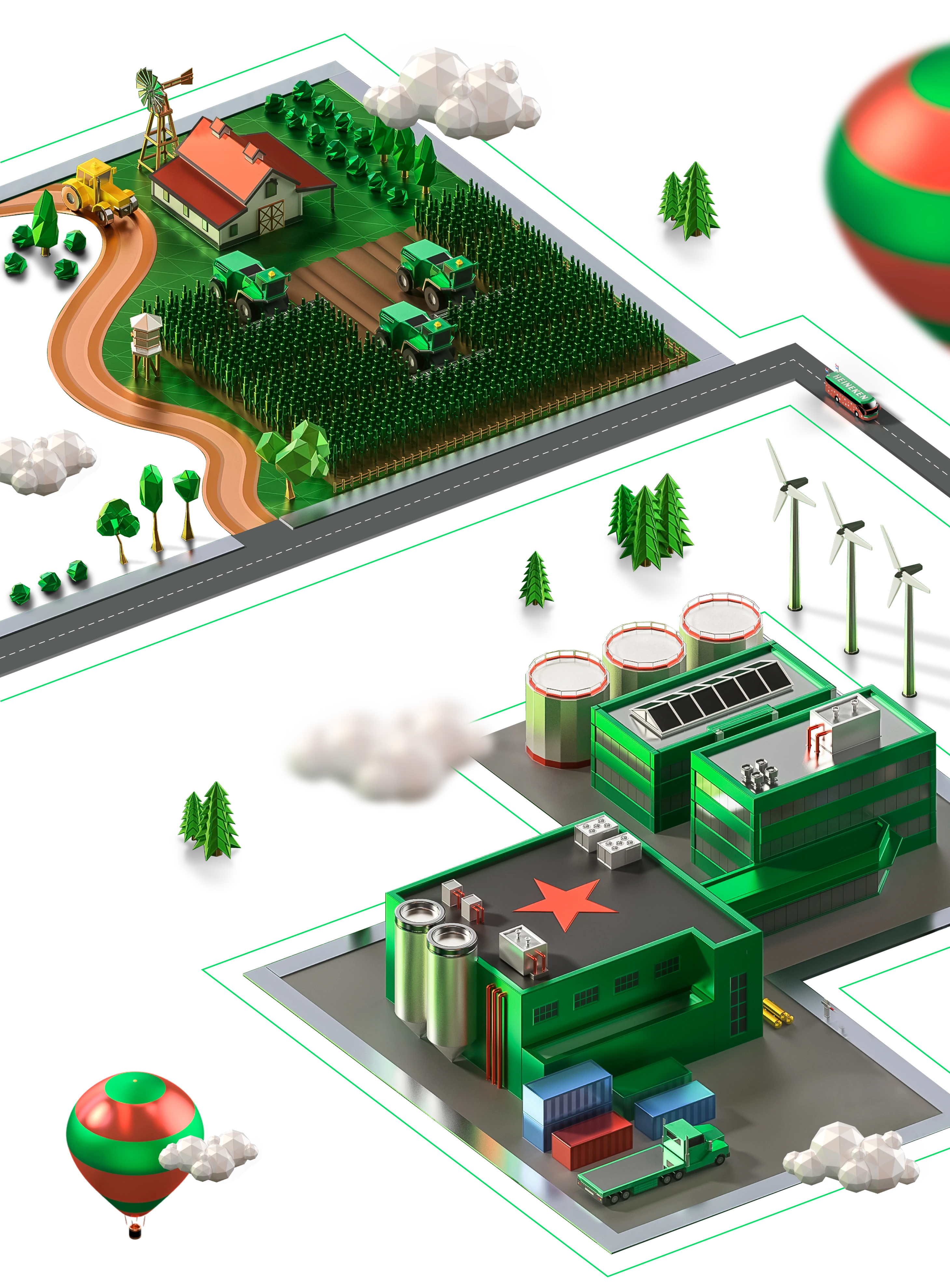 Internship at HEINEKEN — Изображение №5 — Интерфейсы, 3D на Dprofile