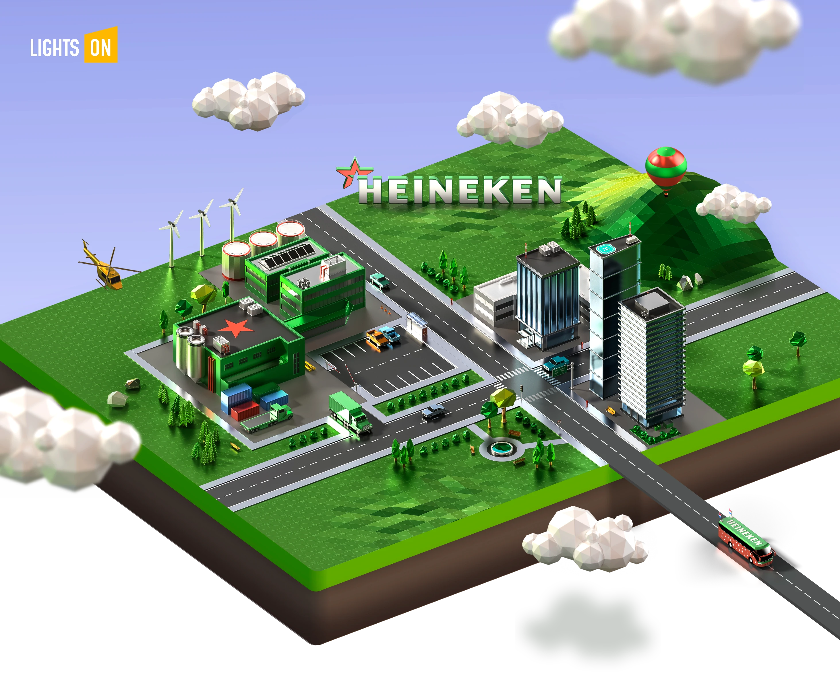 Internship at HEINEKEN — Изображение №1 — Интерфейсы, 3D на Dprofile