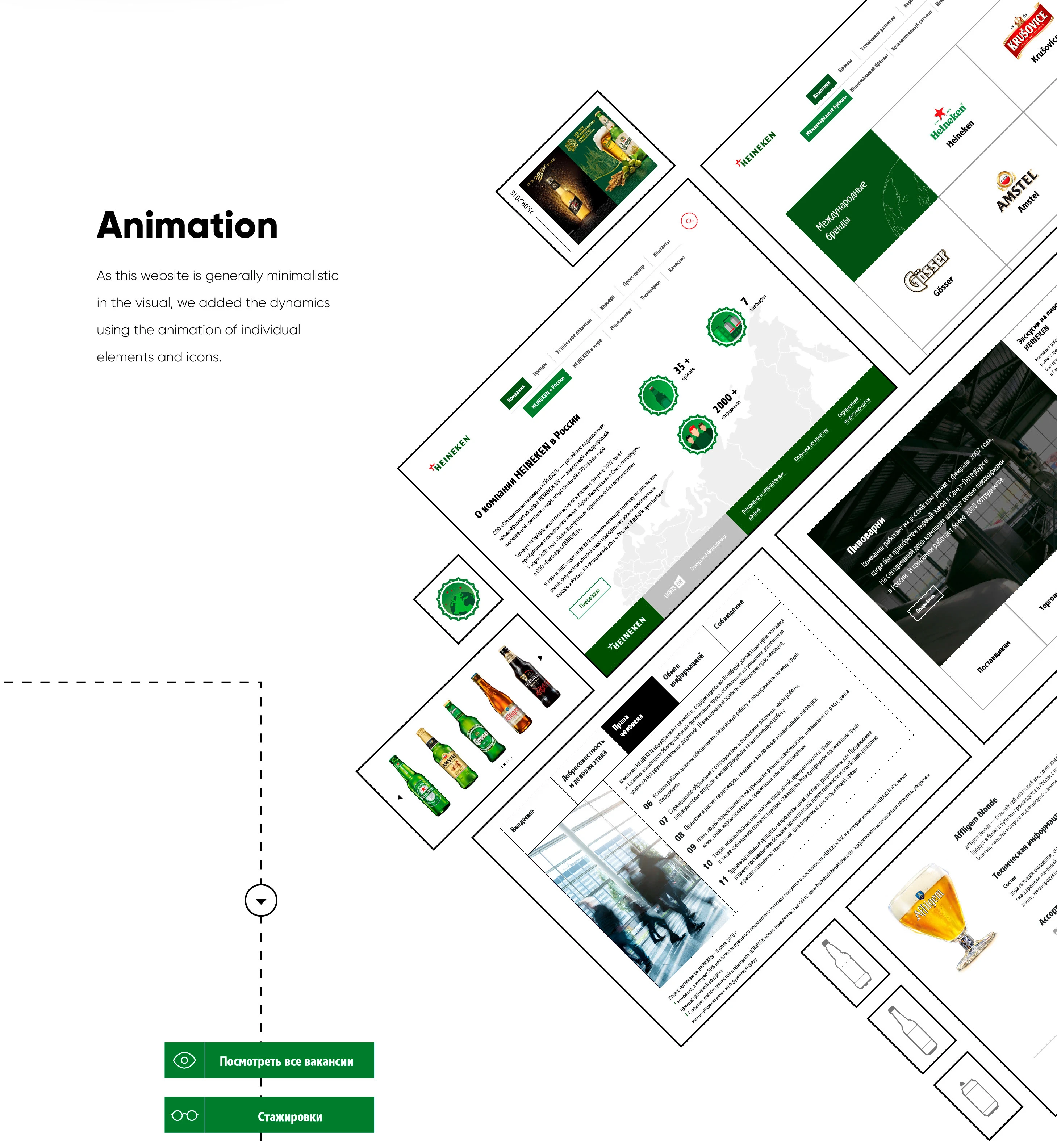 HEINEKEN website — Изображение №10 — Интерфейсы, Брендинг на Dprofile