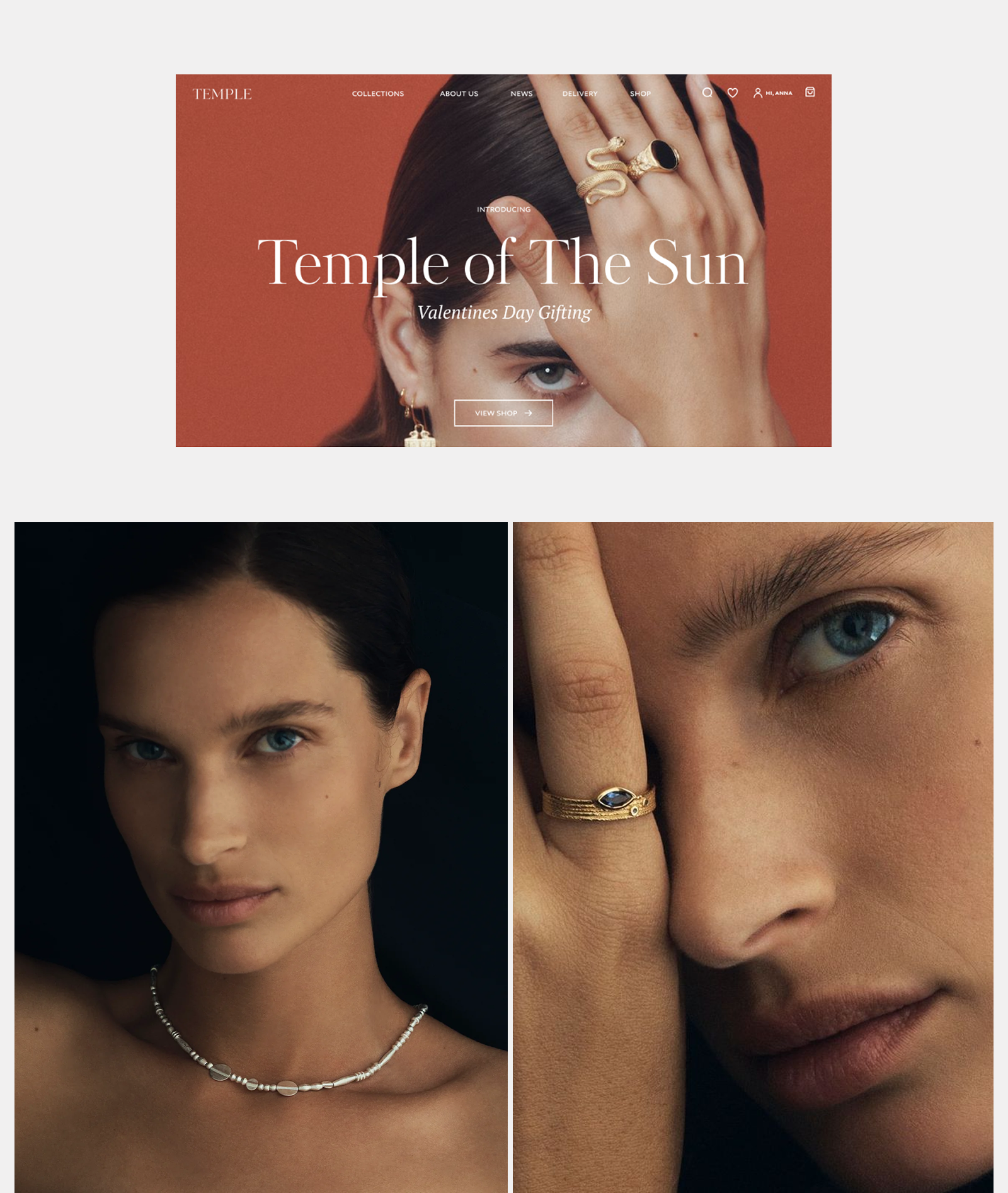 Temple of the Sun | website — Изображение №4 — Интерфейсы, Брендинг на Dprofile