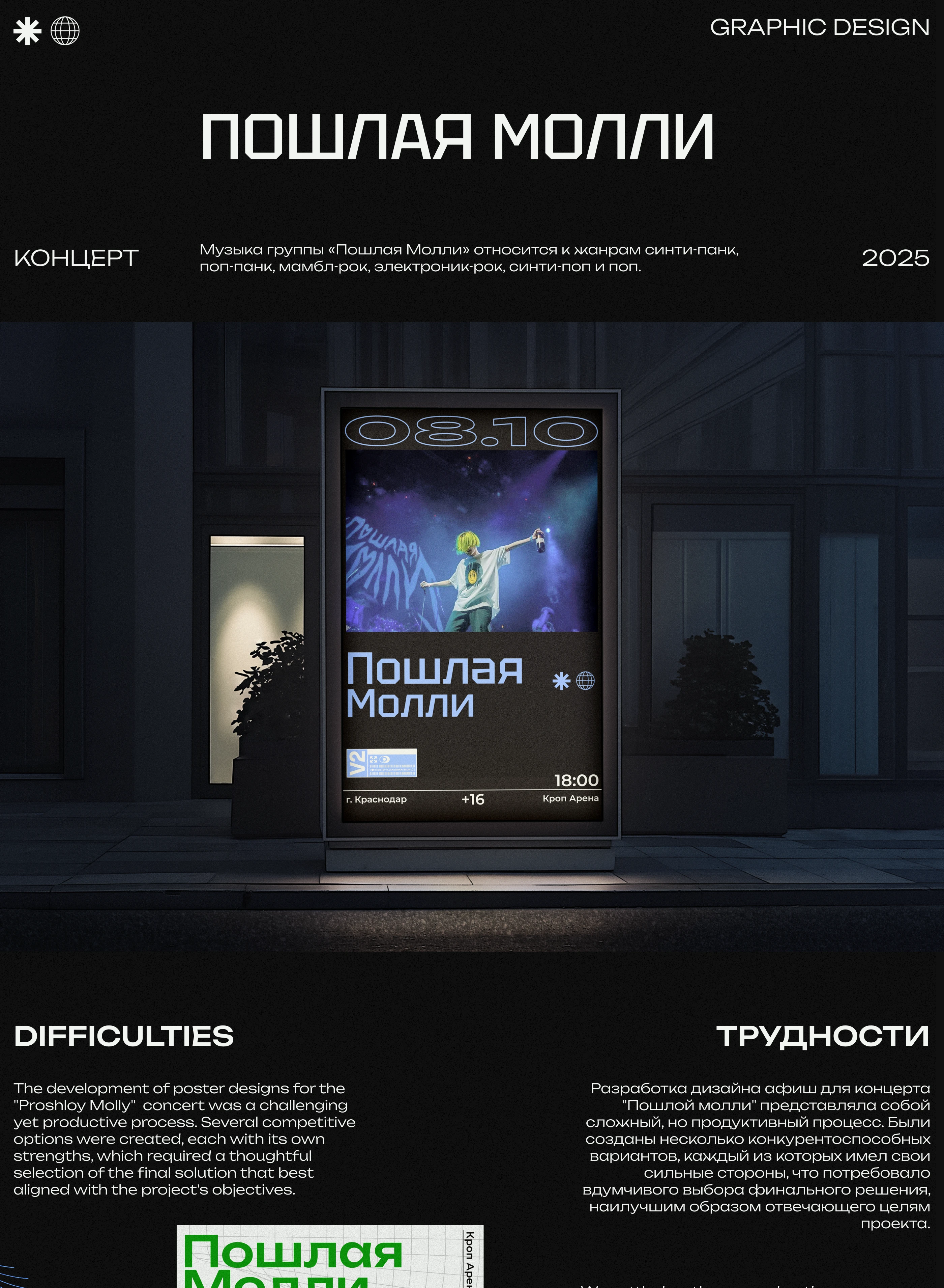 Pohlaya Molly|Afiche|graphic design — Изображение №1 — Графика, Маркетинг на Dprofile