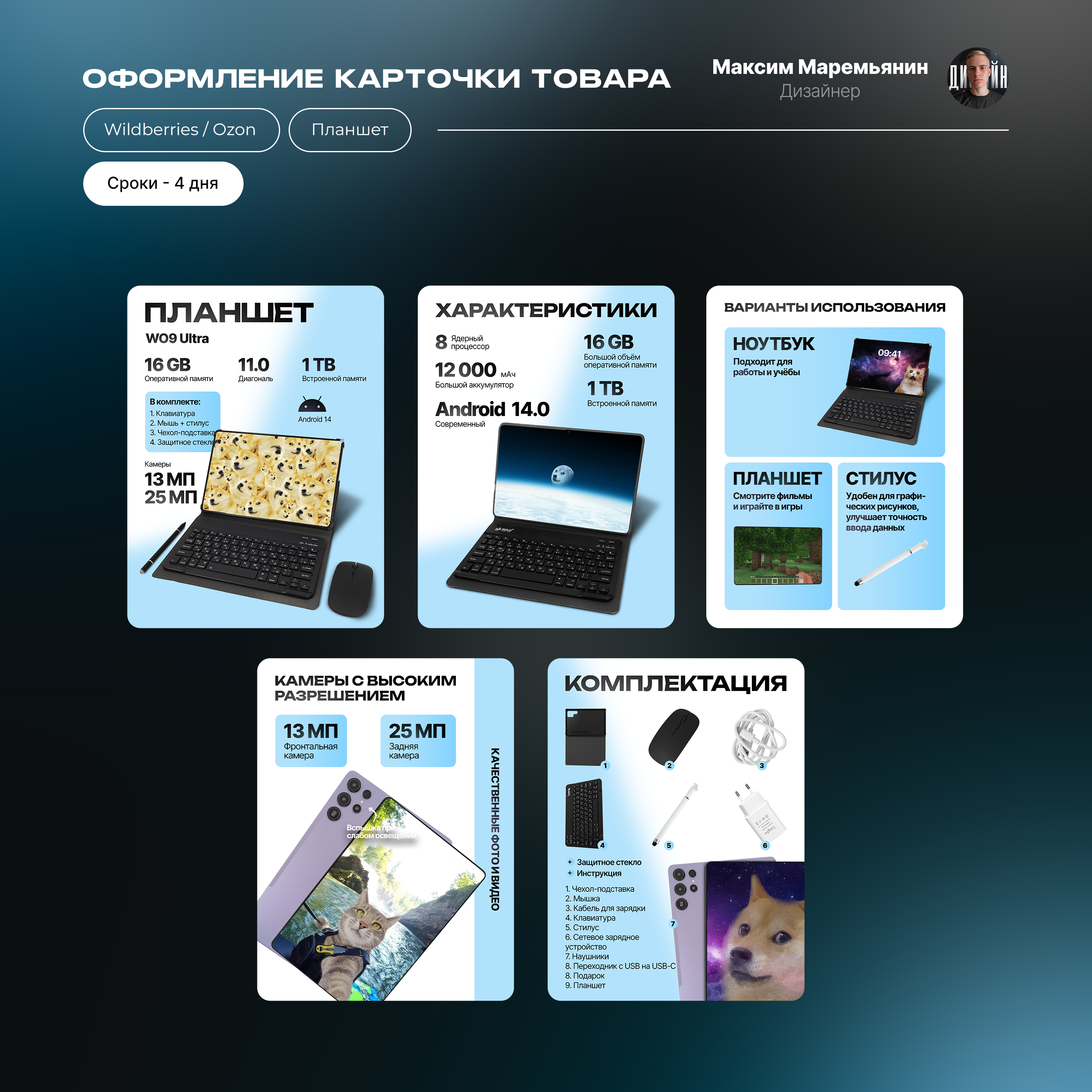 Дизайн карточек товара — Изображение №7 — Графика, Маркетинг на Dprofile