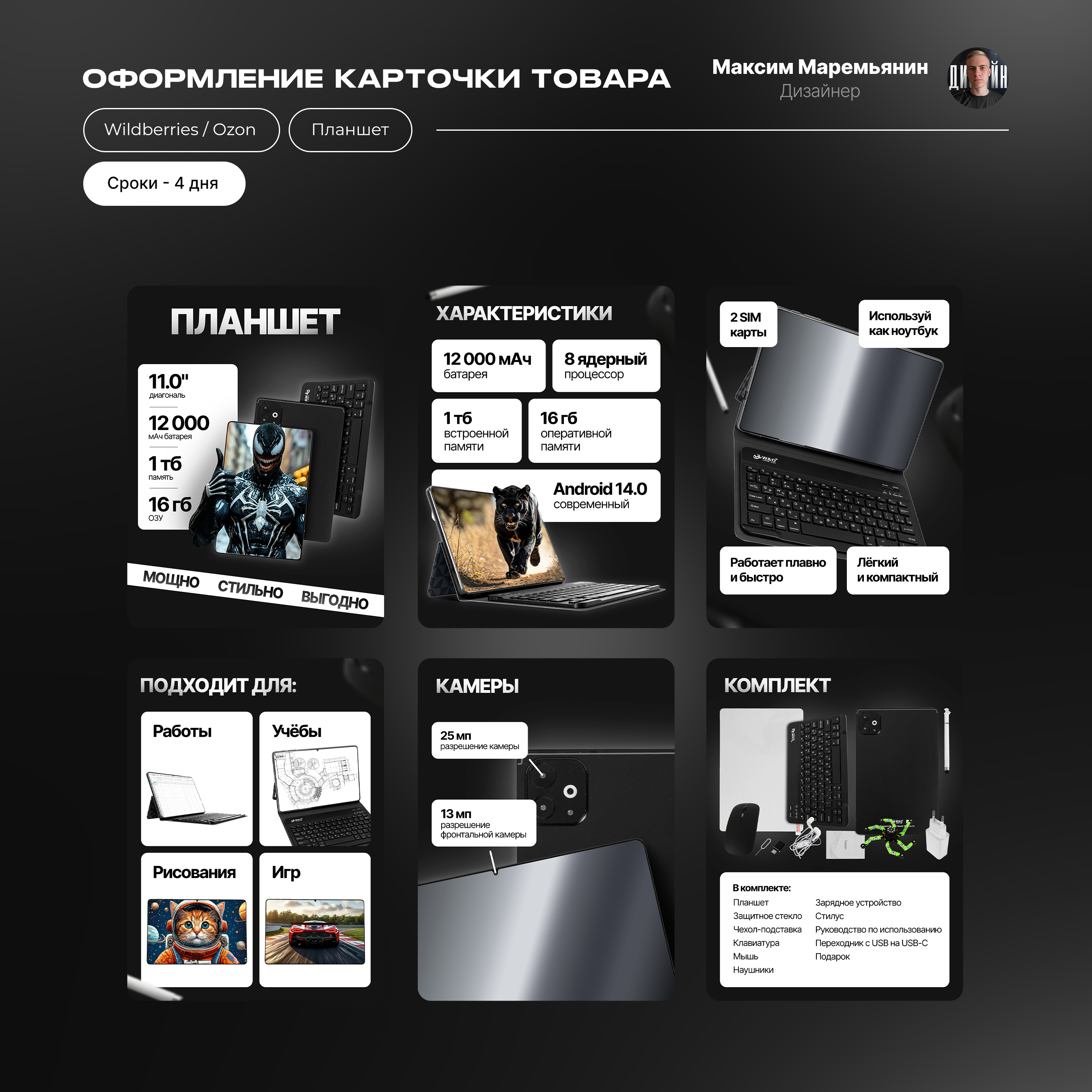 Дизайн карточек товара — Изображение №8 — Графика, Маркетинг на Dprofile