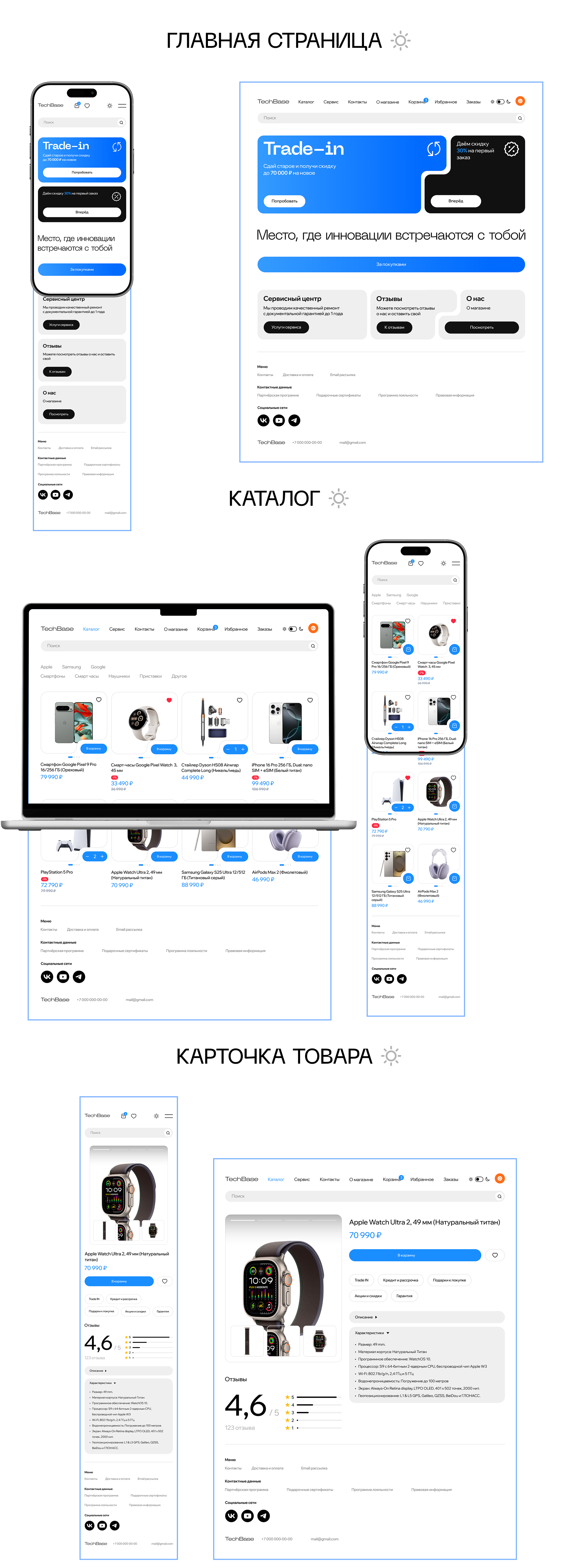 Дизайн сайта интернет-магазина техники — Изображение №1 — Интерфейсы на Dprofile