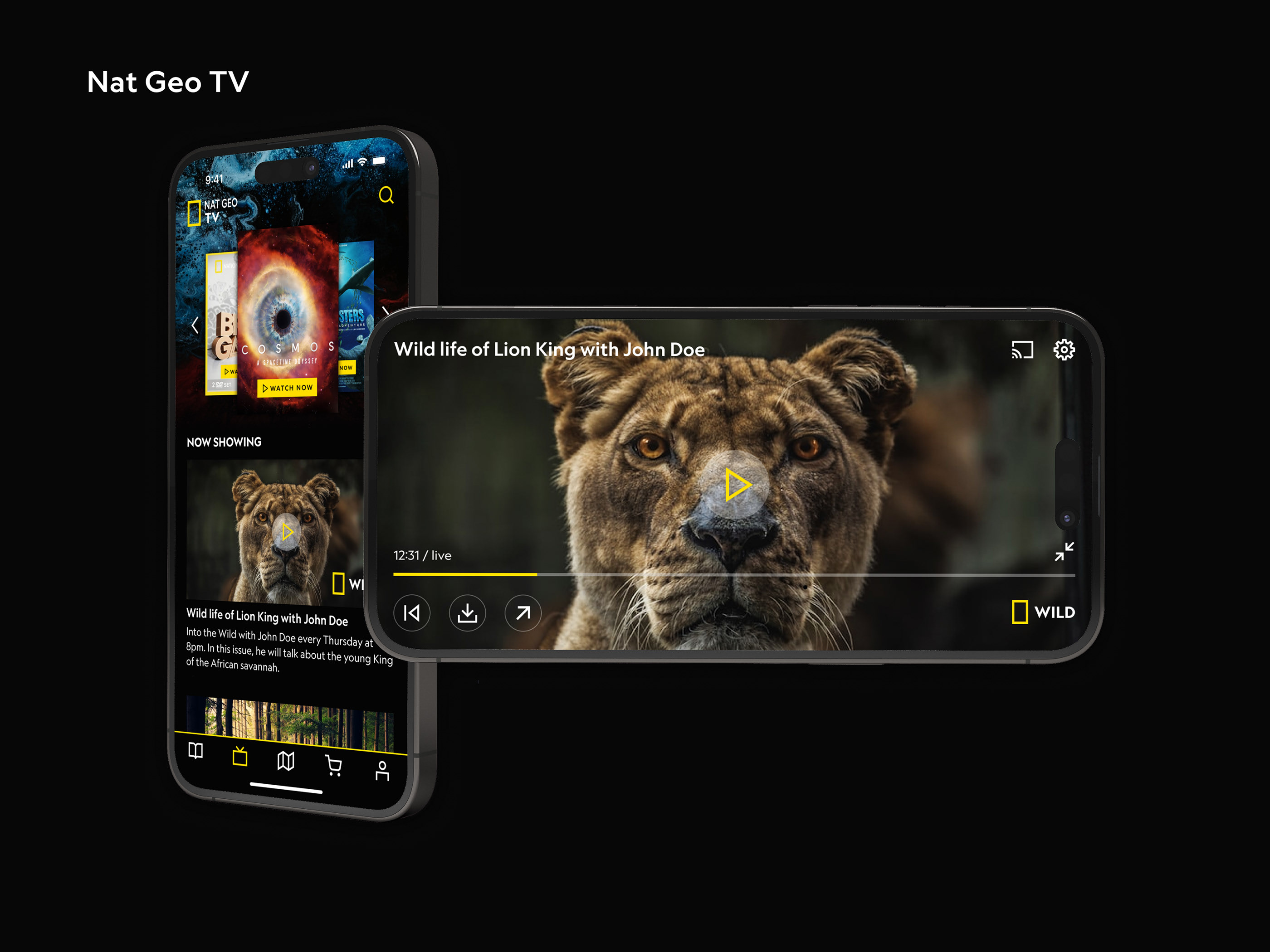 National Geographic - мобильное приложение — Изображение №11 — Интерфейсы, Брендинг на Dprofile