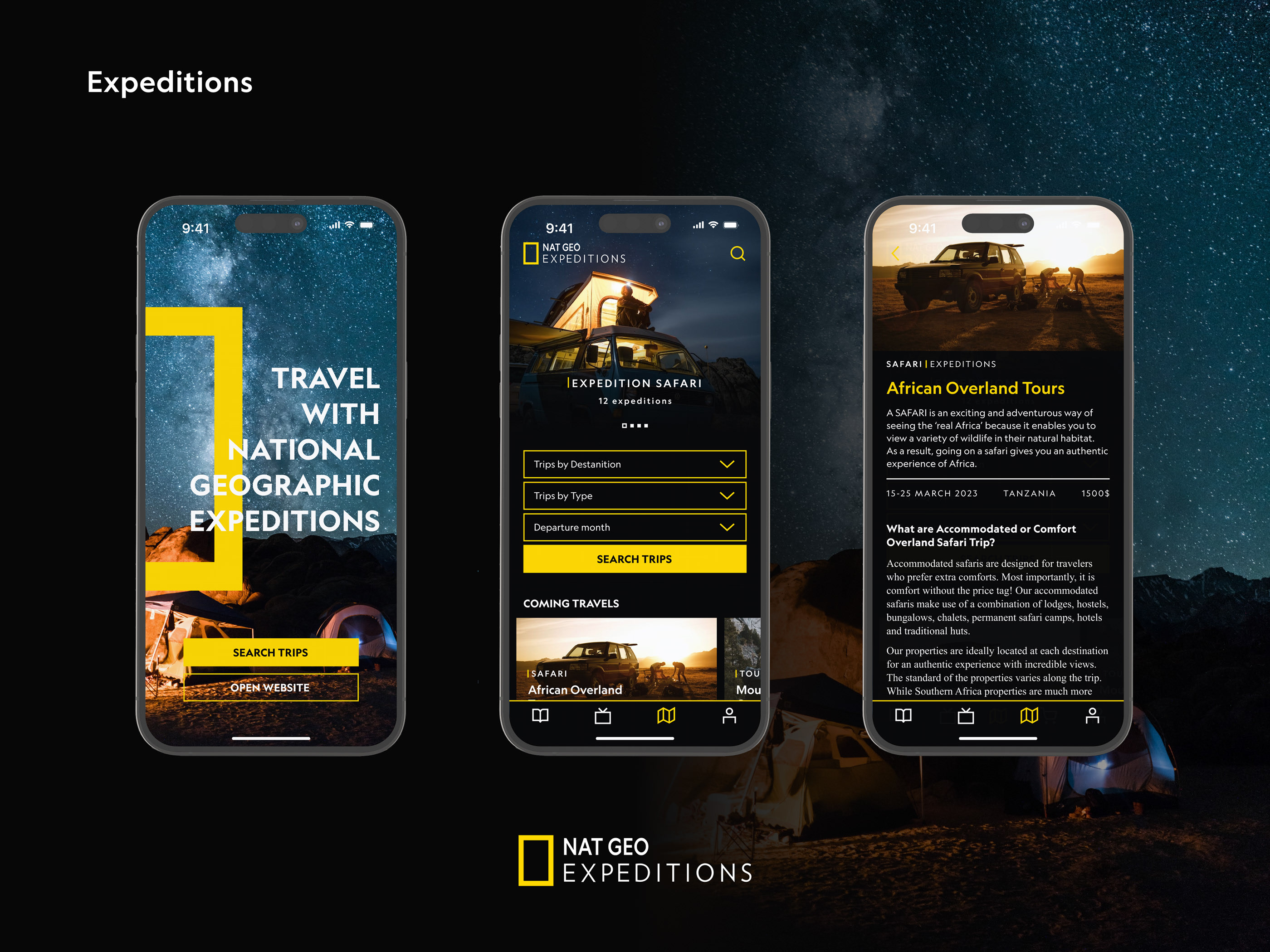 National Geographic - мобильное приложение — Изображение №13 — Интерфейсы, Брендинг на Dprofile